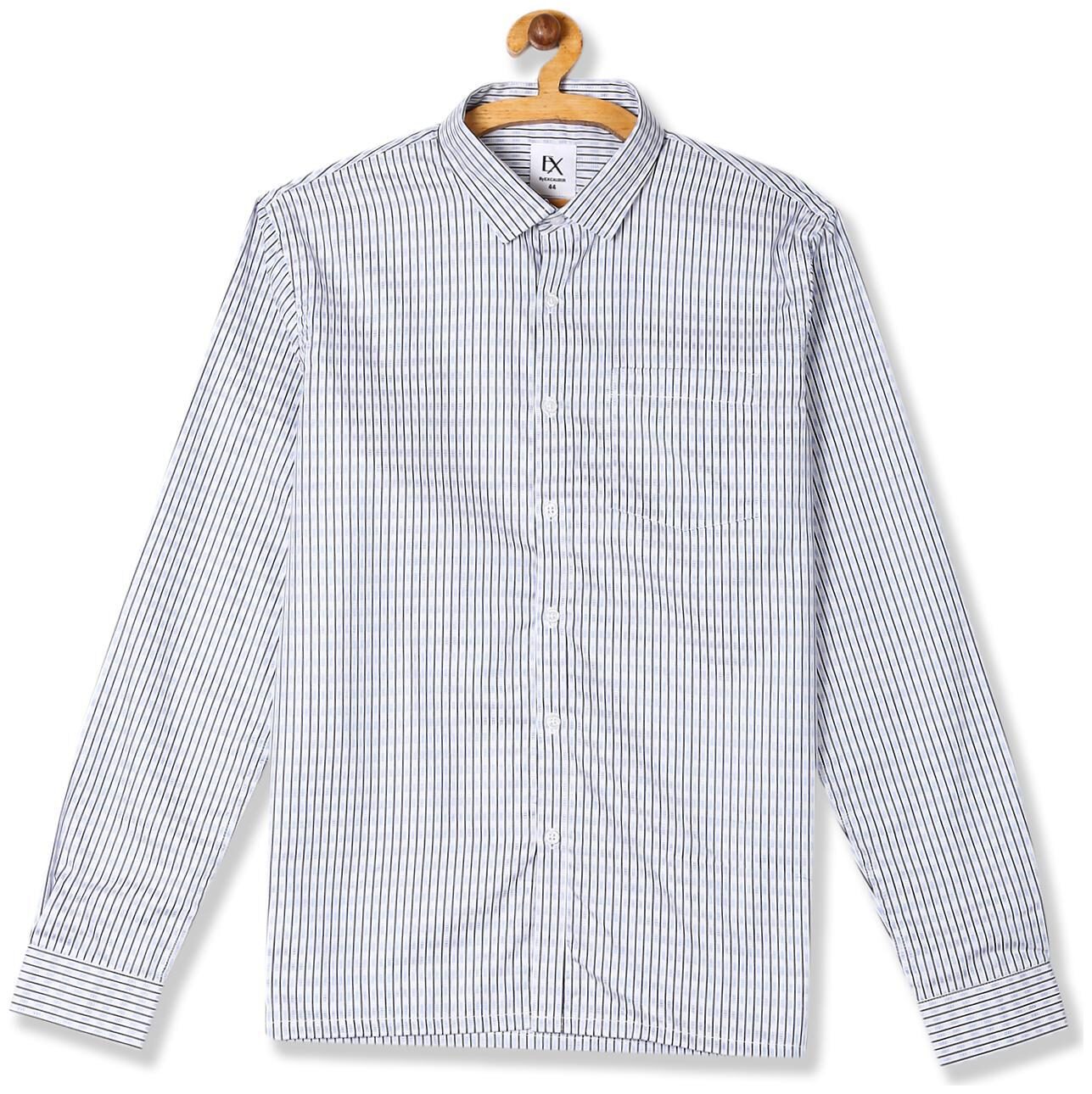 

Excalibur Men Regular fit Formal Shirt - Blue