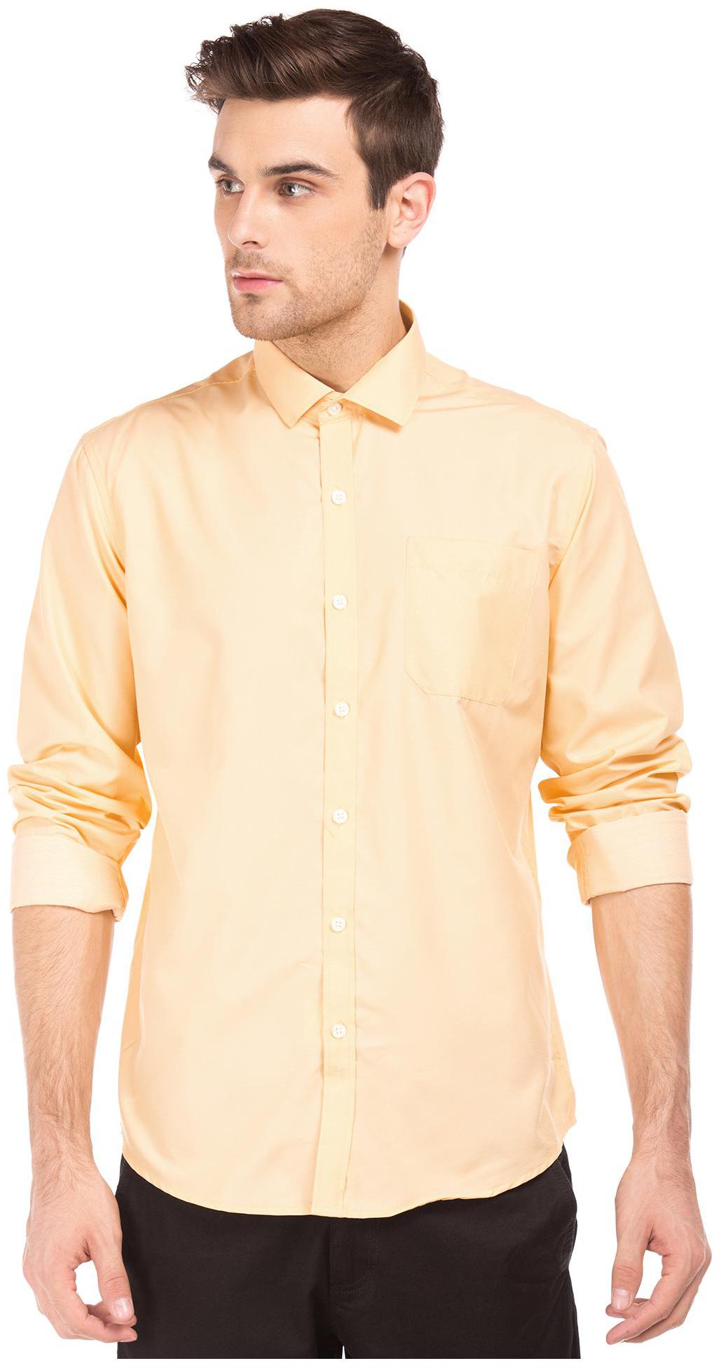 

Excalibur Men Regular fit Formal Shirt - Yellow