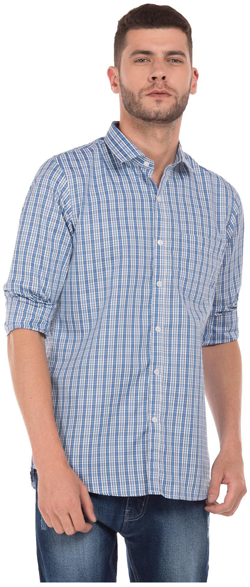 

Excalibur Men Slim fit Formal Shirt - Blue