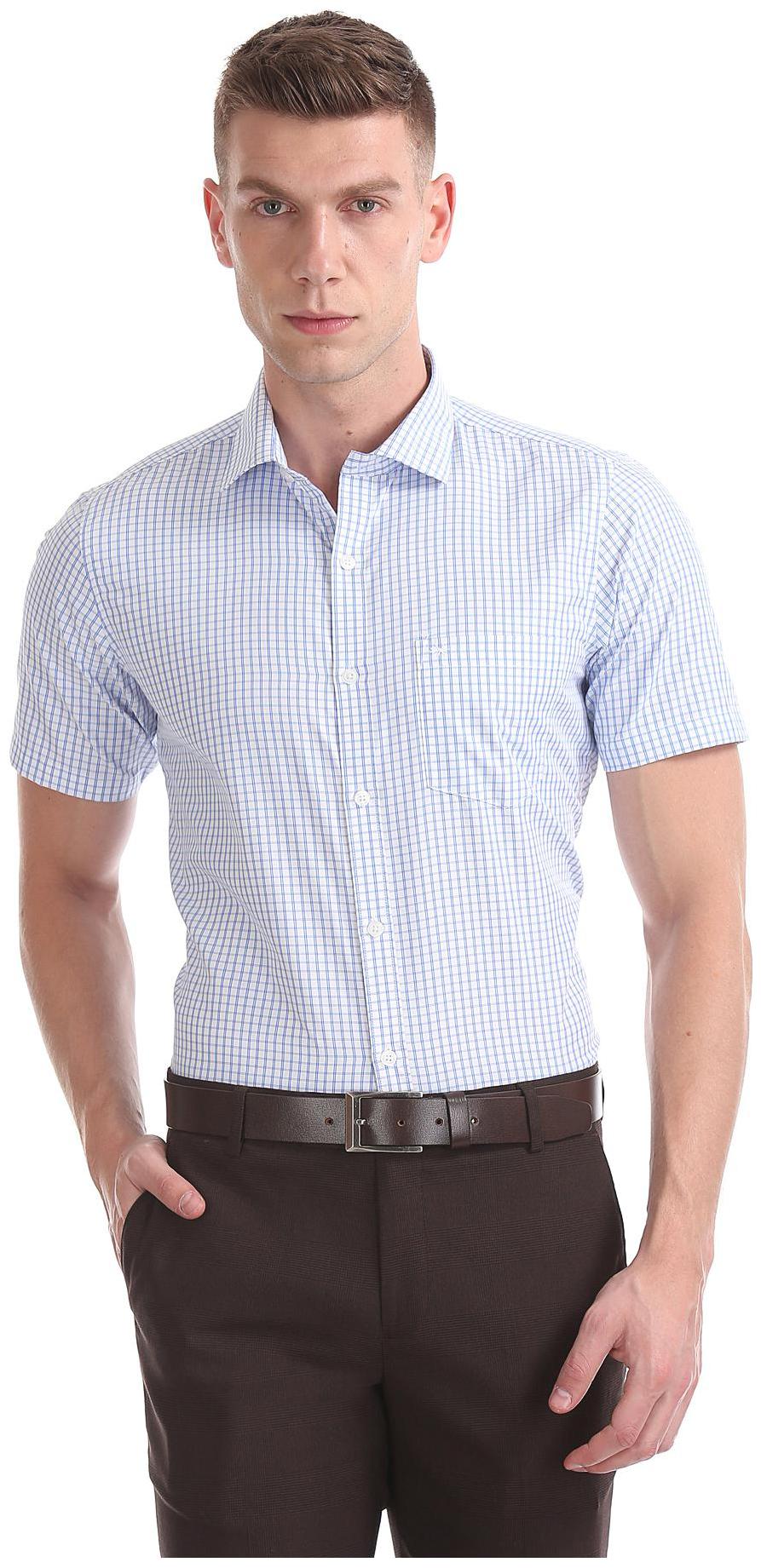 

Excalibur Men Regular fit Formal Shirt - White