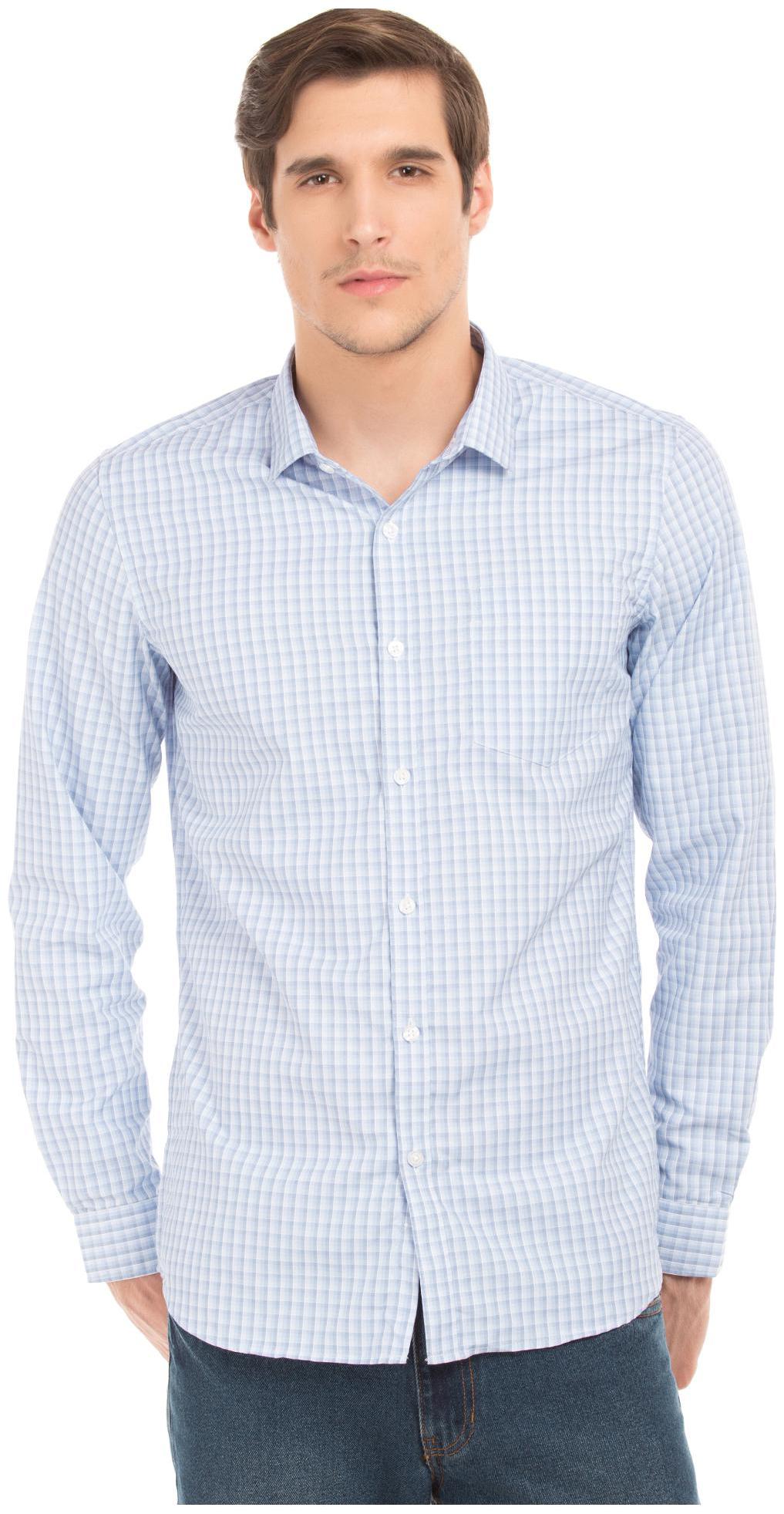 

Excalibur Men Slim fit Formal Shirt - Blue