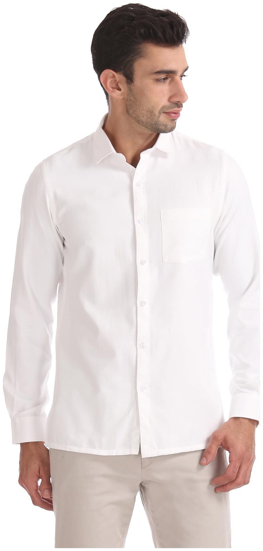 

Excalibur Men Regular fit Formal Shirt - White