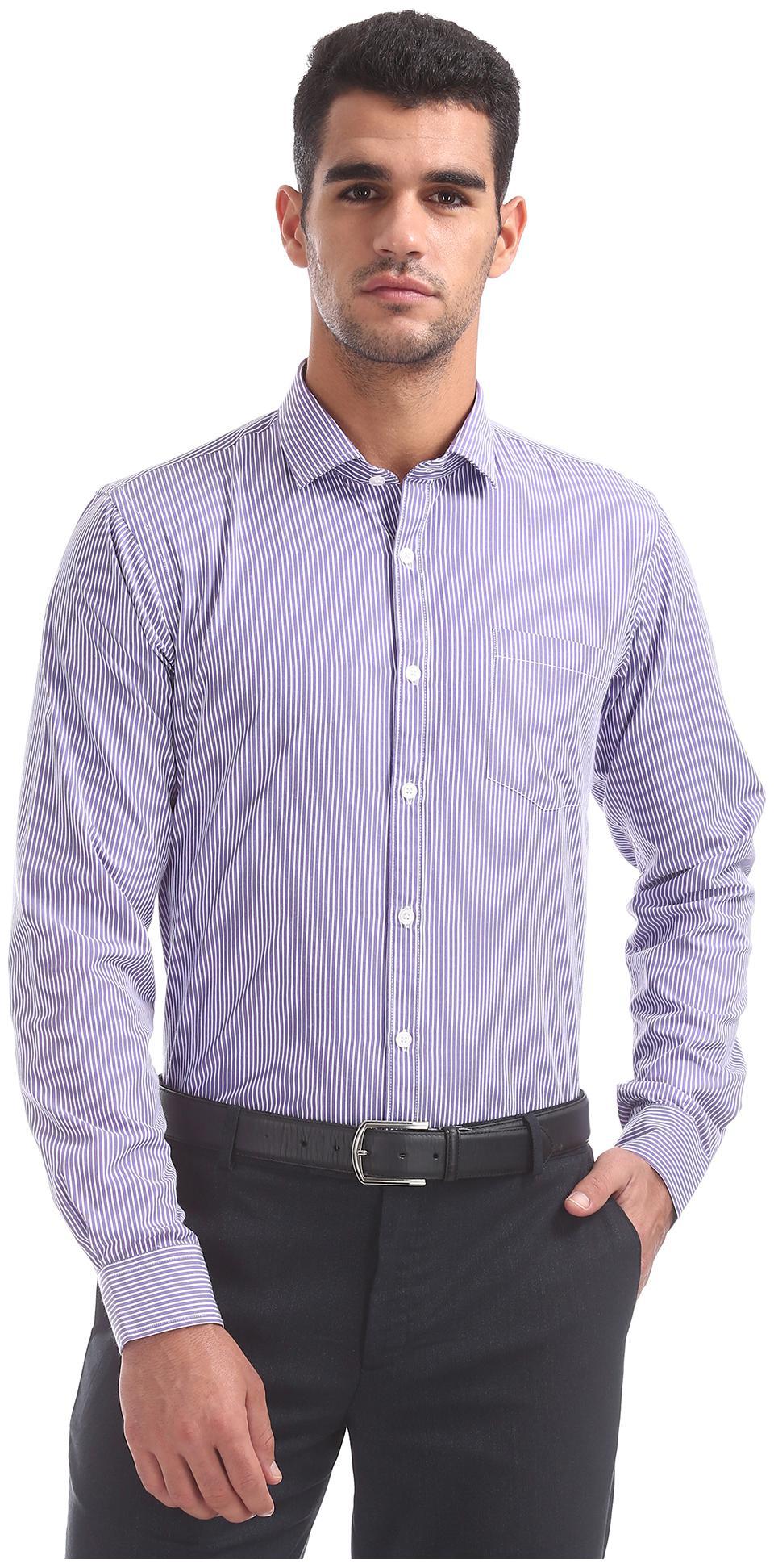 

Excalibur Men Regular fit Formal Shirt - Purple