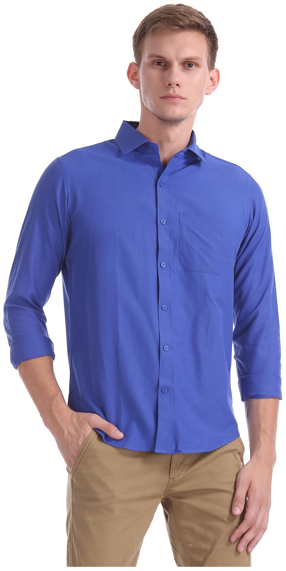 

Excalibur Men Regular fit Formal Shirt - Blue