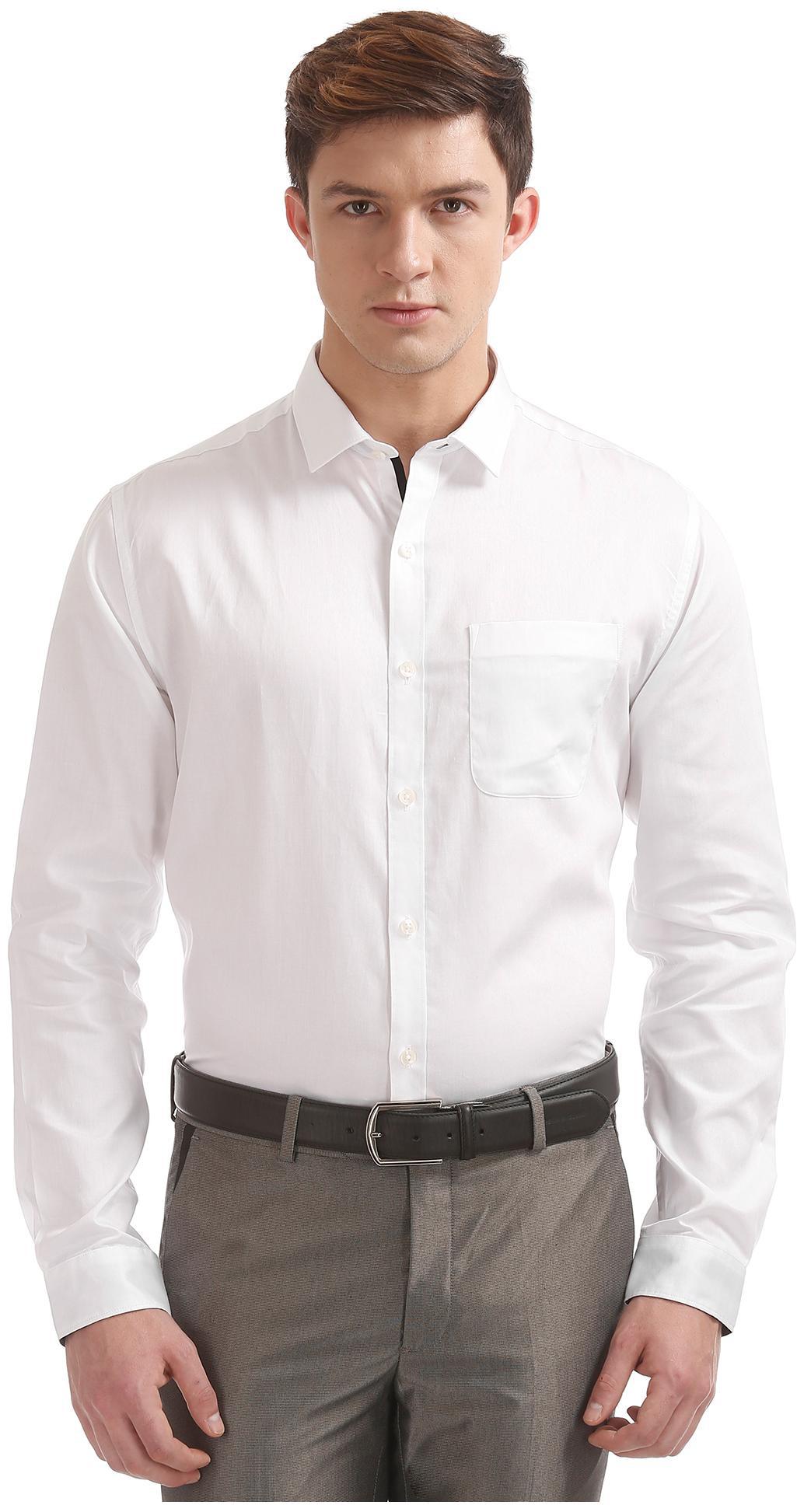 

Excalibur Men Regular fit Formal Shirt - White