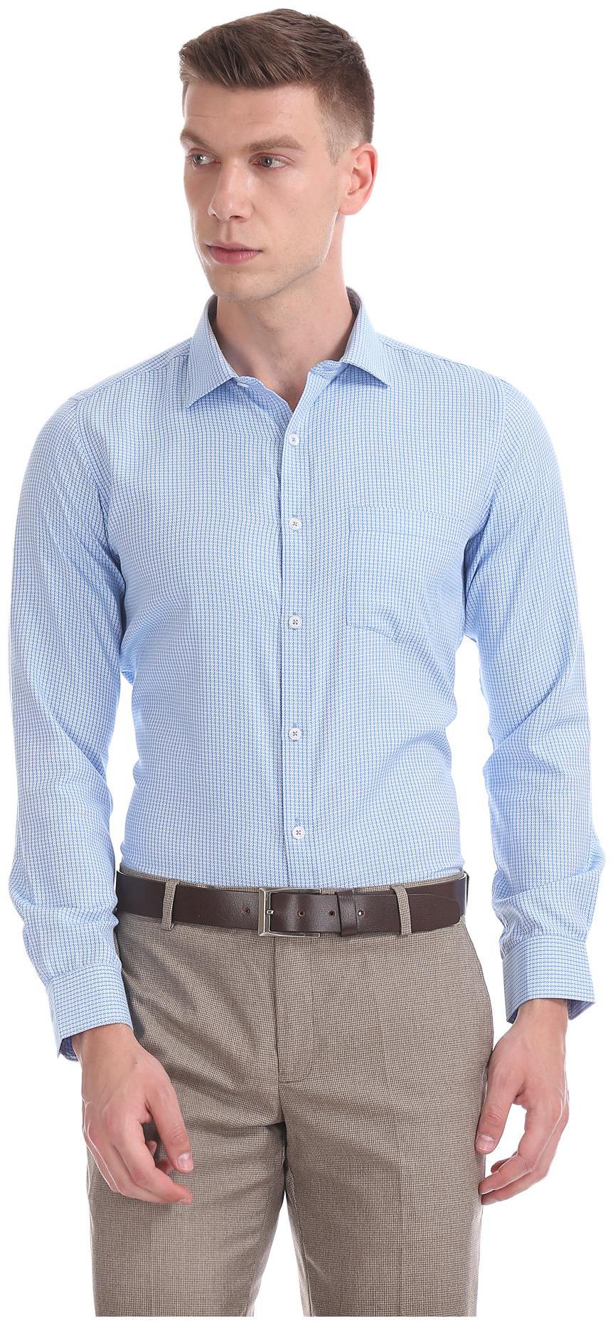 

Excalibur Men Regular fit Formal Shirt - Blue