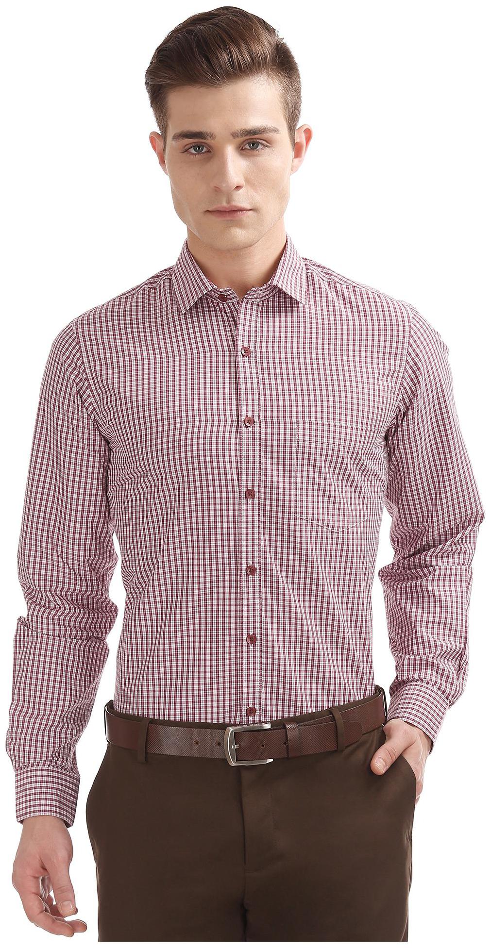 

Excalibur Men Slim fit Formal Shirt - Purple