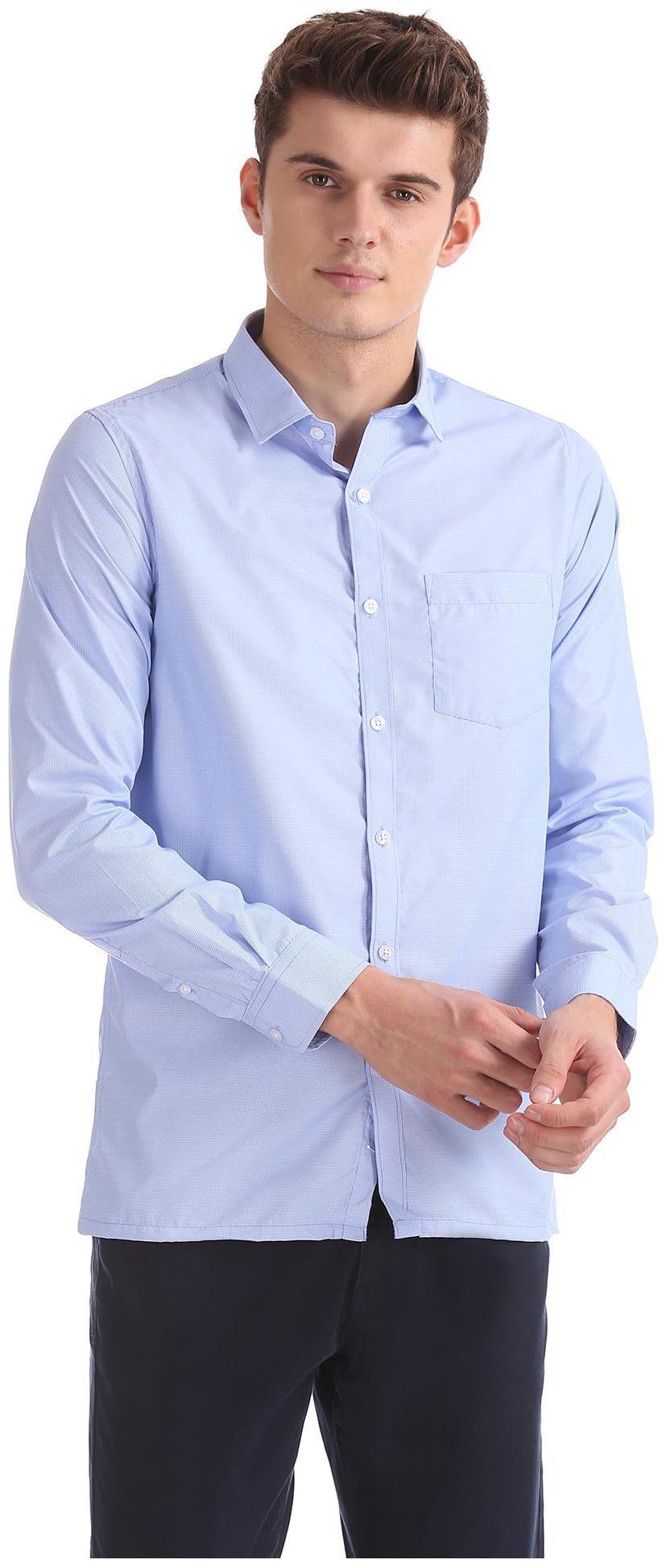 

Excalibur Men Regular fit Formal Shirt - Blue