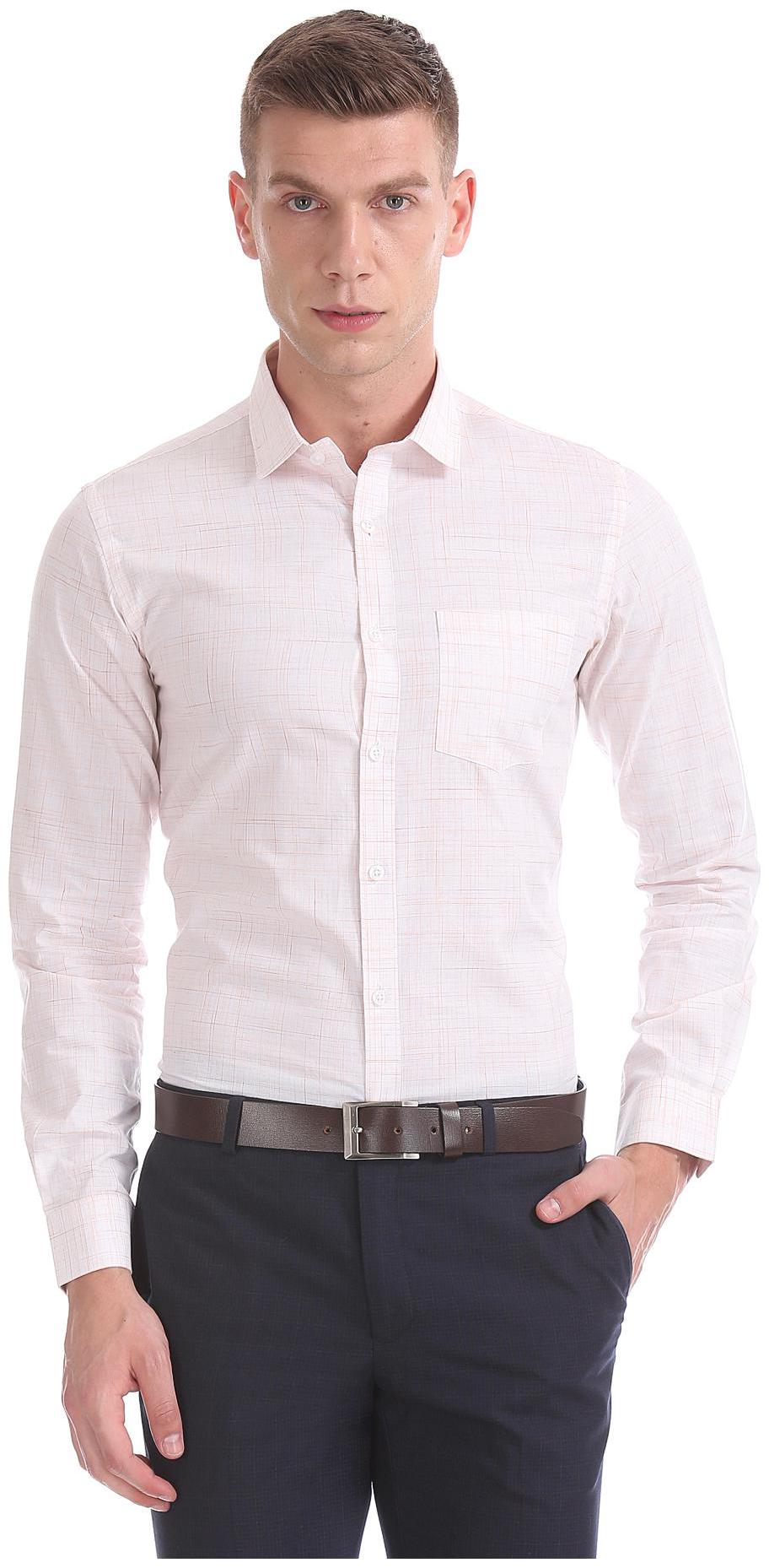 

Excalibur Men Slim fit Formal Shirt - White