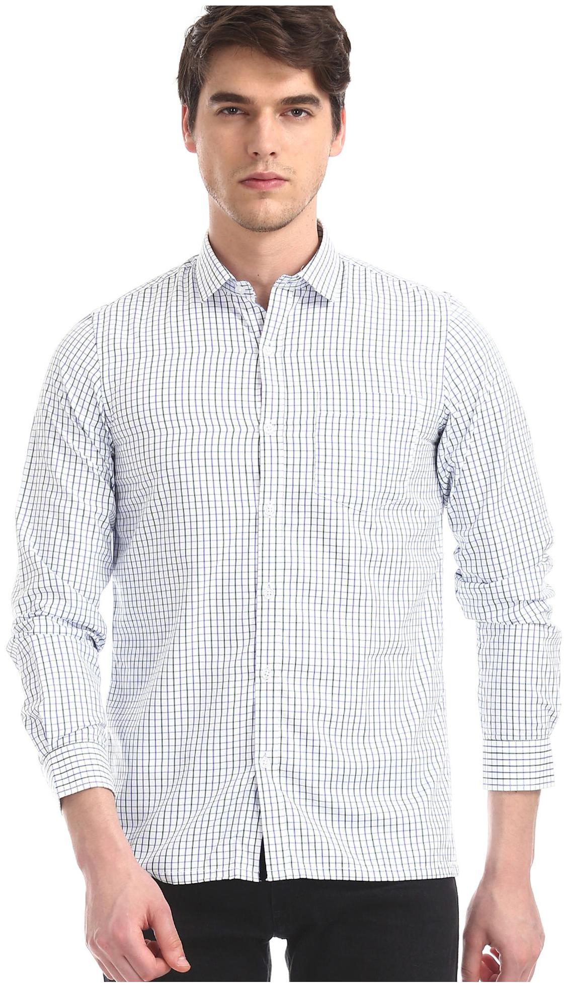 

Excalibur Men Regular fit Formal Shirt - White