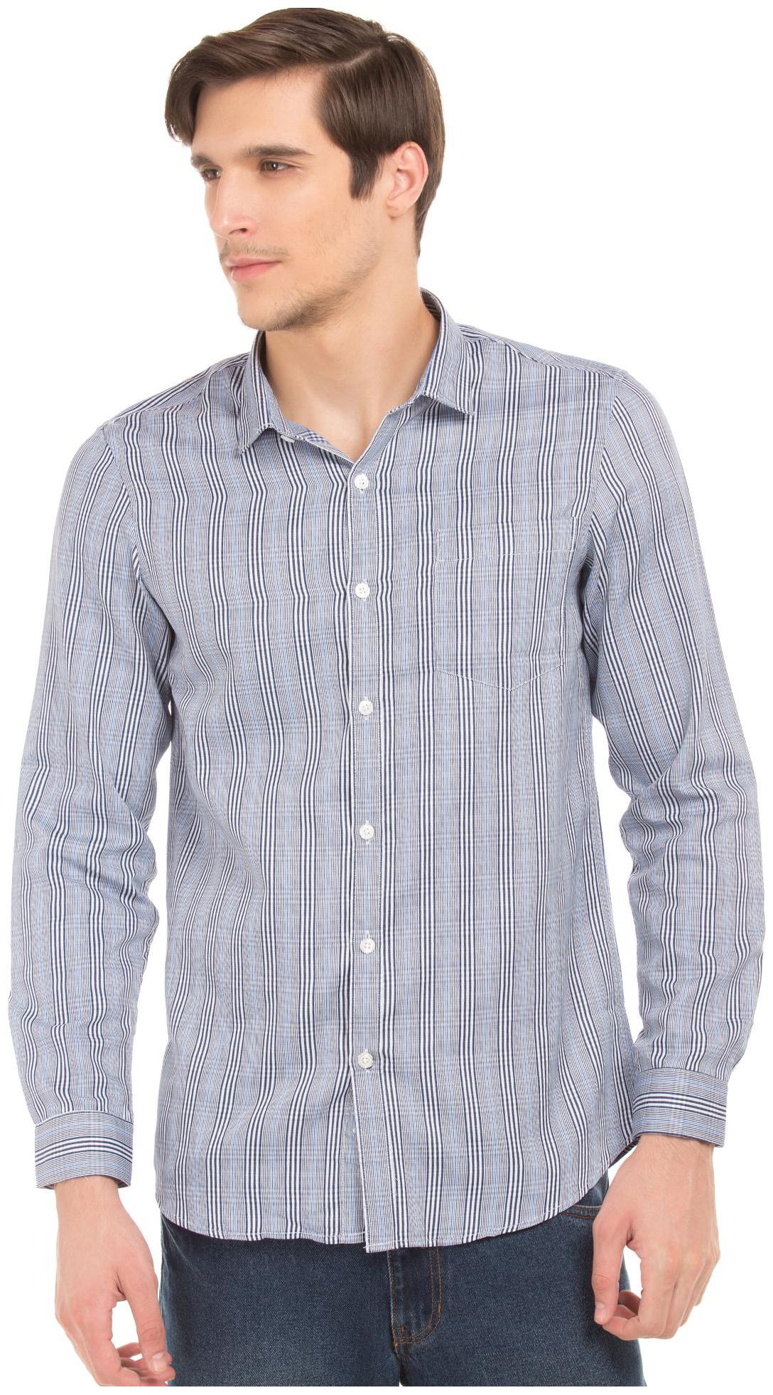 

Excalibur Men Slim fit Formal Shirt - Blue