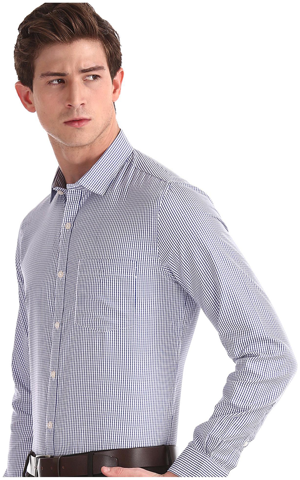 

Excalibur Men Regular fit Formal Shirt - Blue