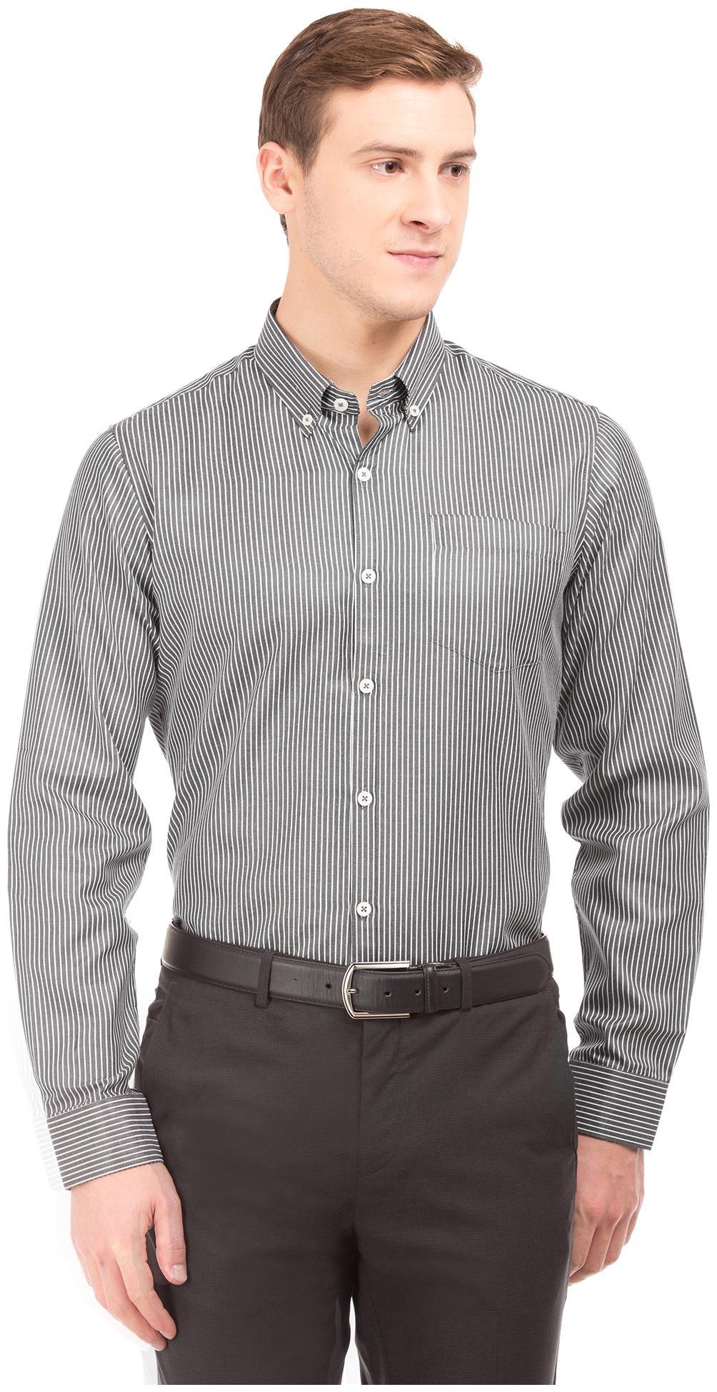 

Excalibur Men Slim fit Formal Shirt - Grey