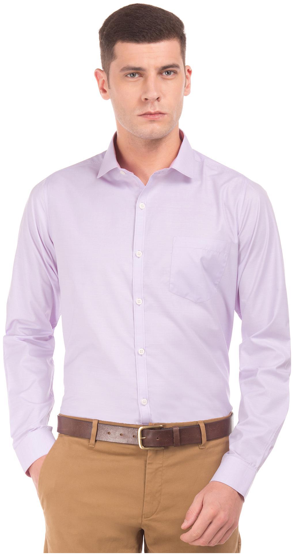 

Excalibur Men Slim fit Formal Shirt - Purple