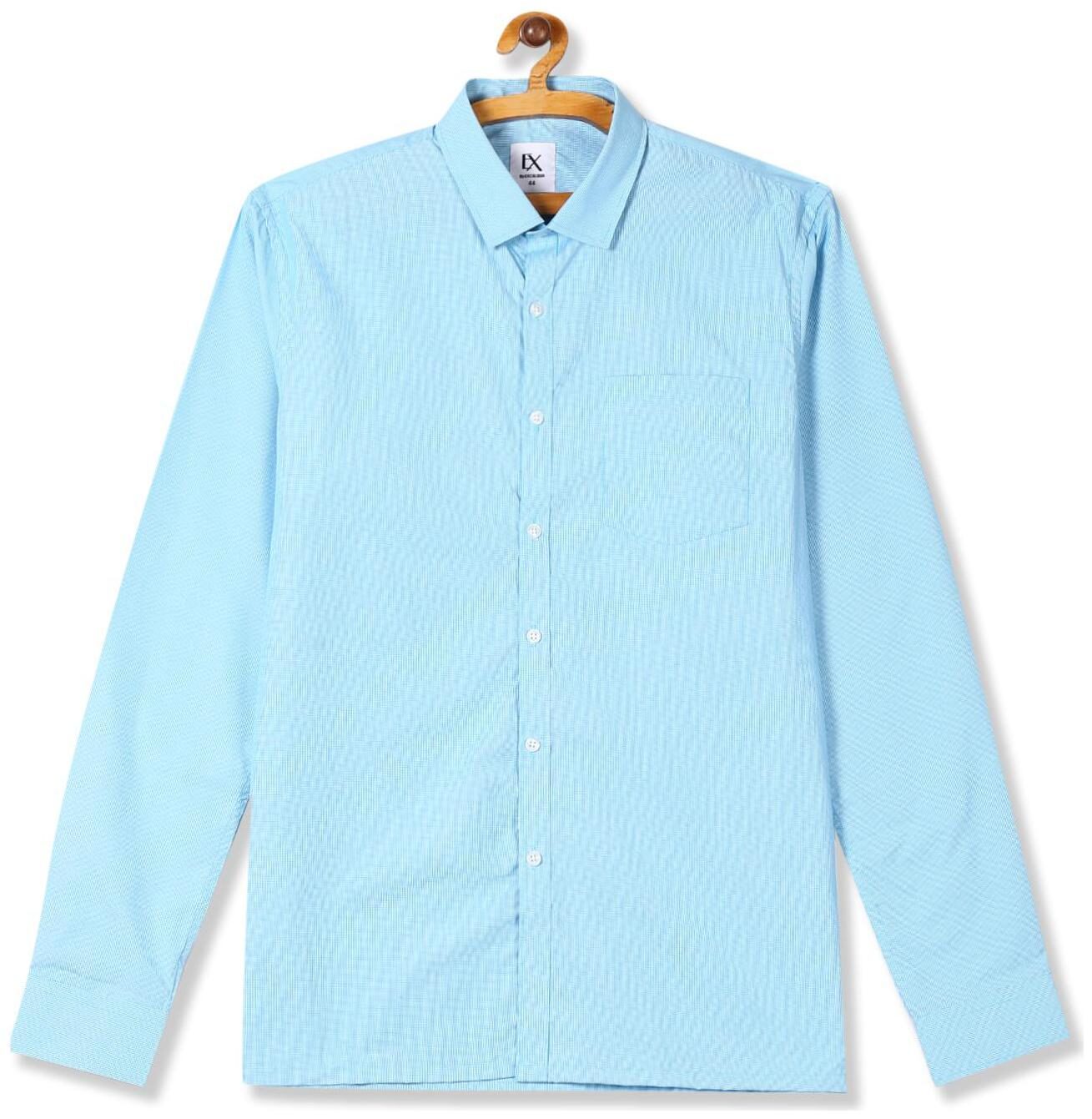 

Excalibur Men Regular fit Formal Shirt - Blue