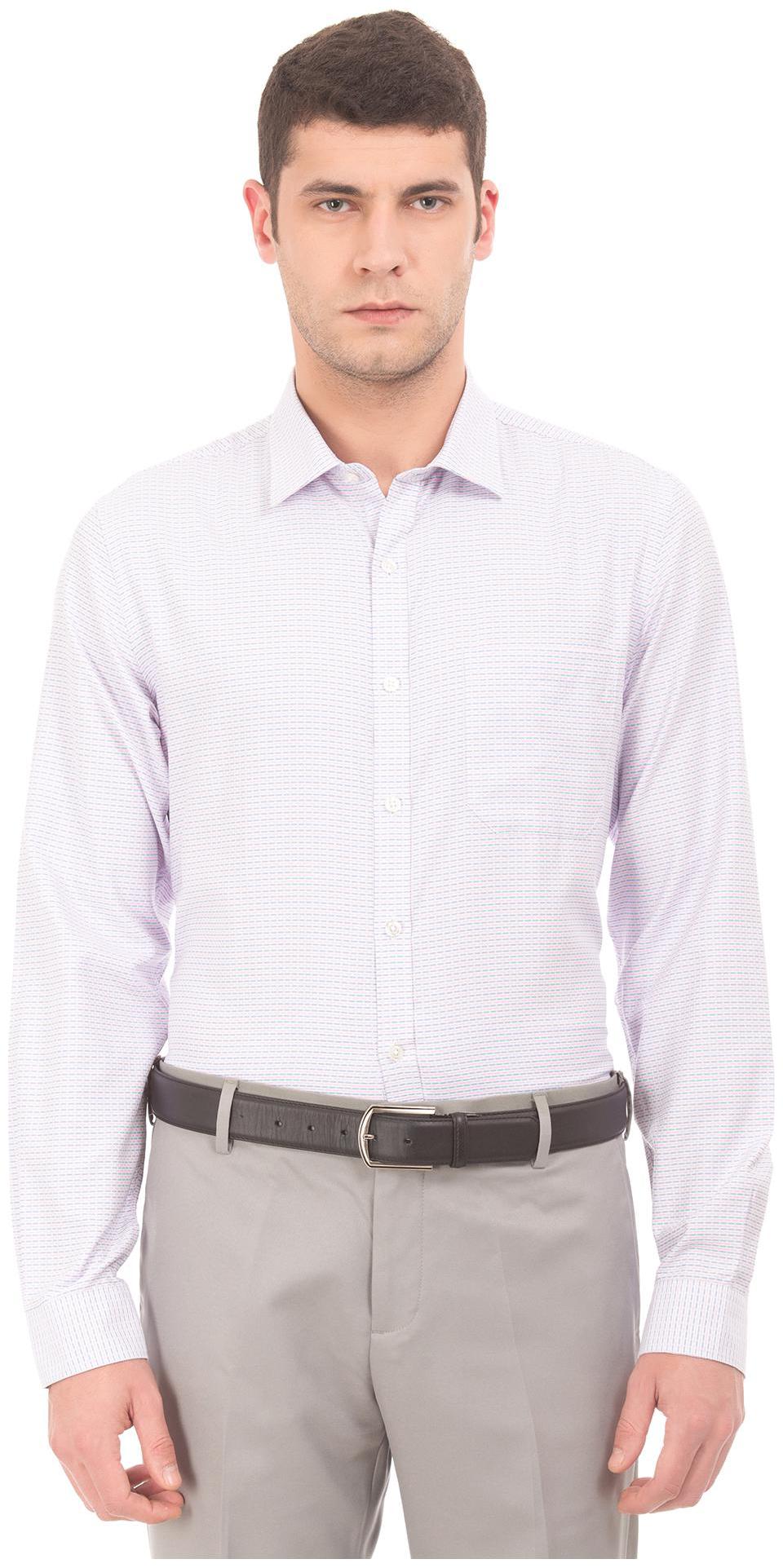 

Excalibur Men Slim fit Formal Shirt - Pink