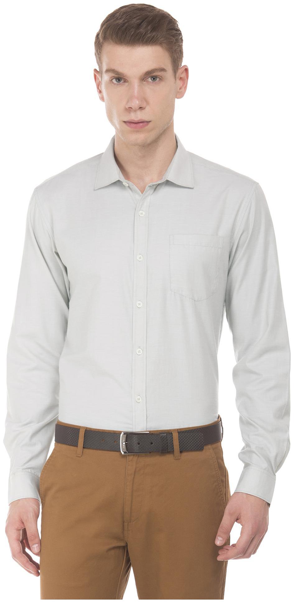 

Excalibur Men Regular fit Formal Shirt - Grey