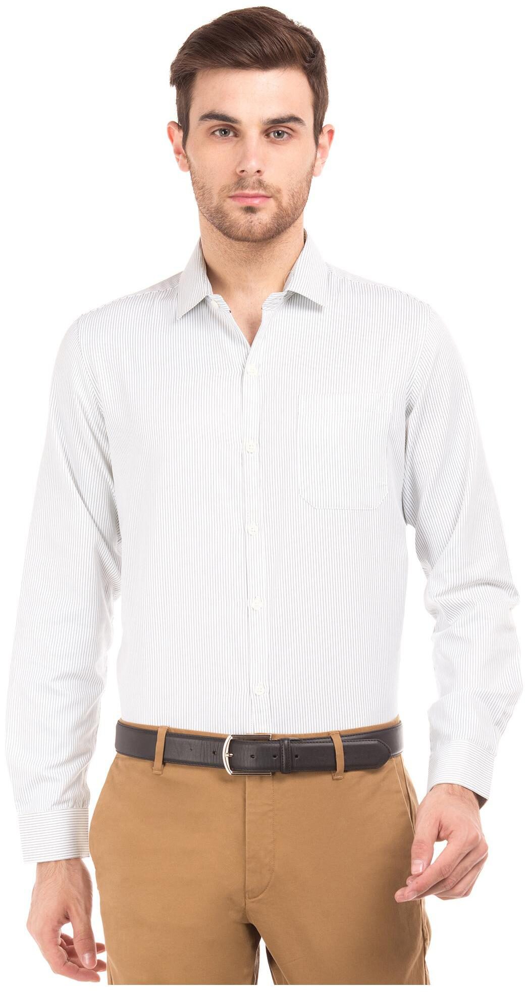 

Excalibur Men Slim fit Formal Shirt - White
