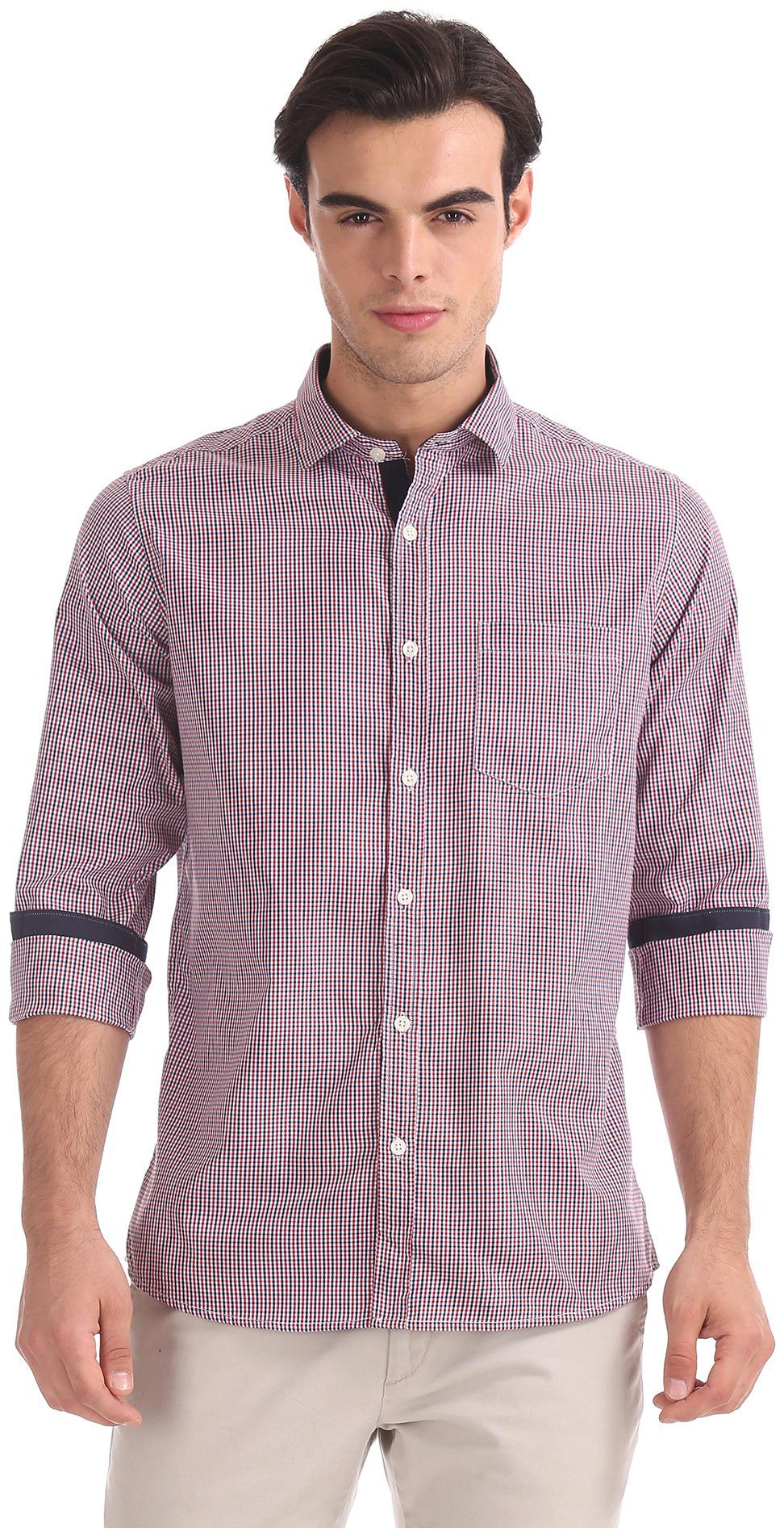 

Excalibur Men Regular fit Formal Shirt - Red