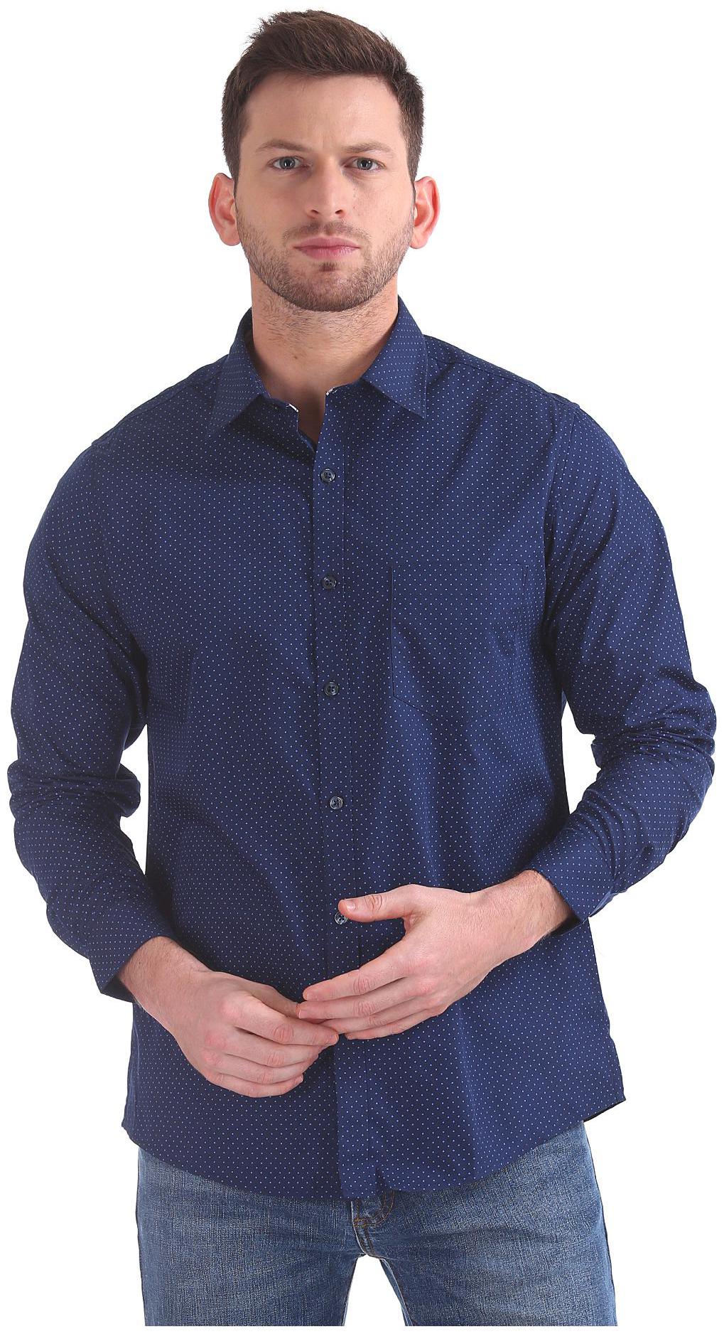 

Excalibur Men Regular fit Formal Shirt - Blue