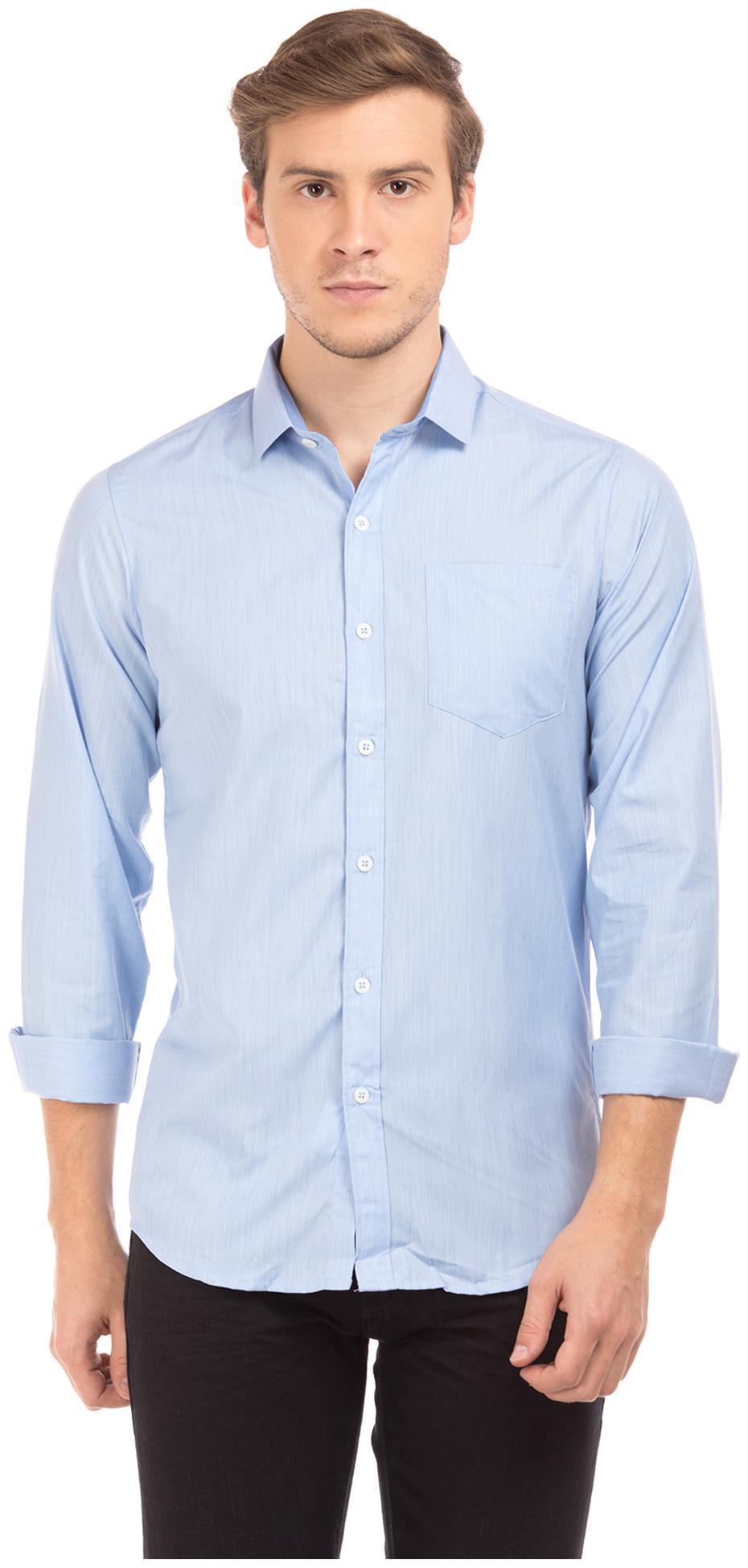 

Excalibur Men Slim fit Formal Shirt - Blue