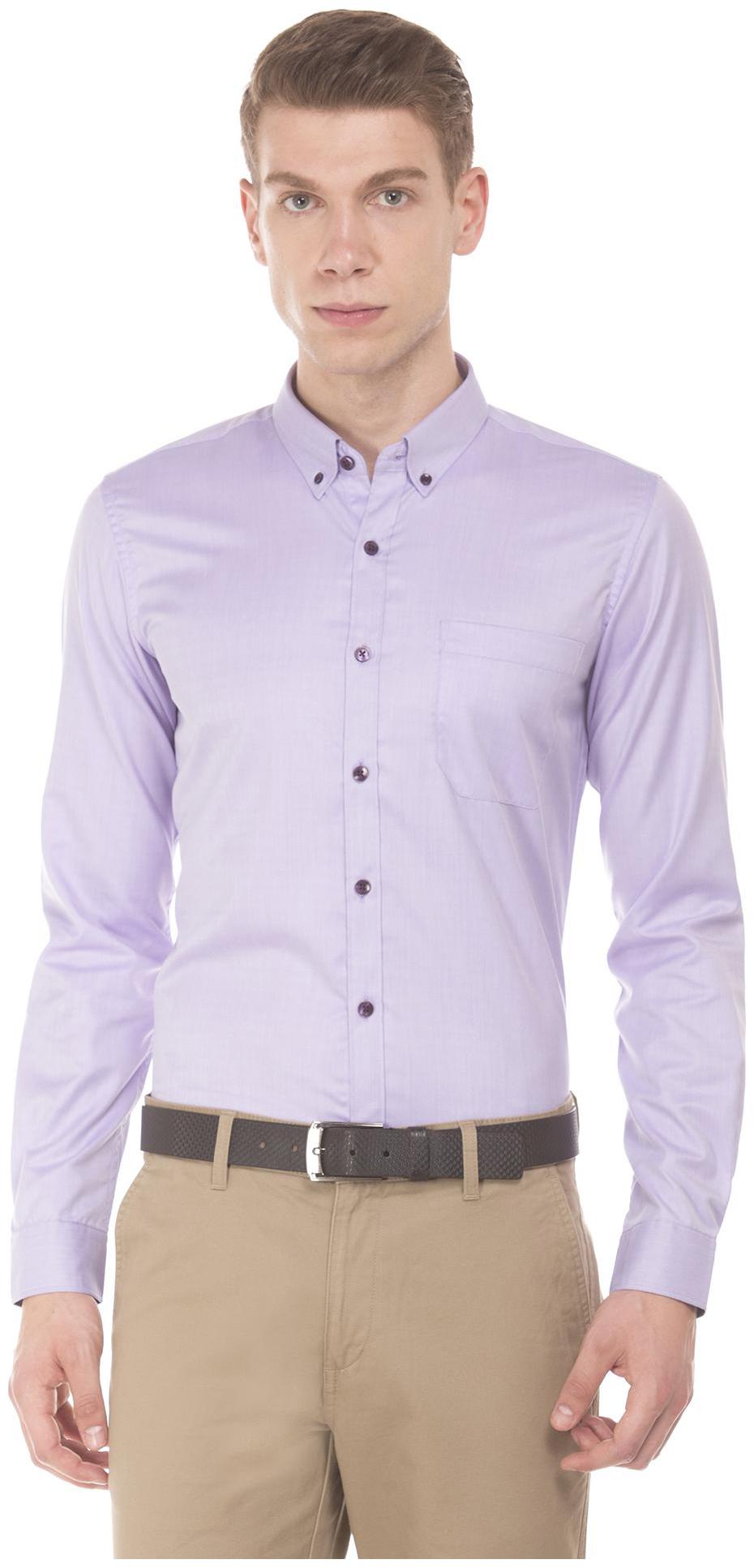 

Excalibur Men Slim fit Formal Shirt - Purple