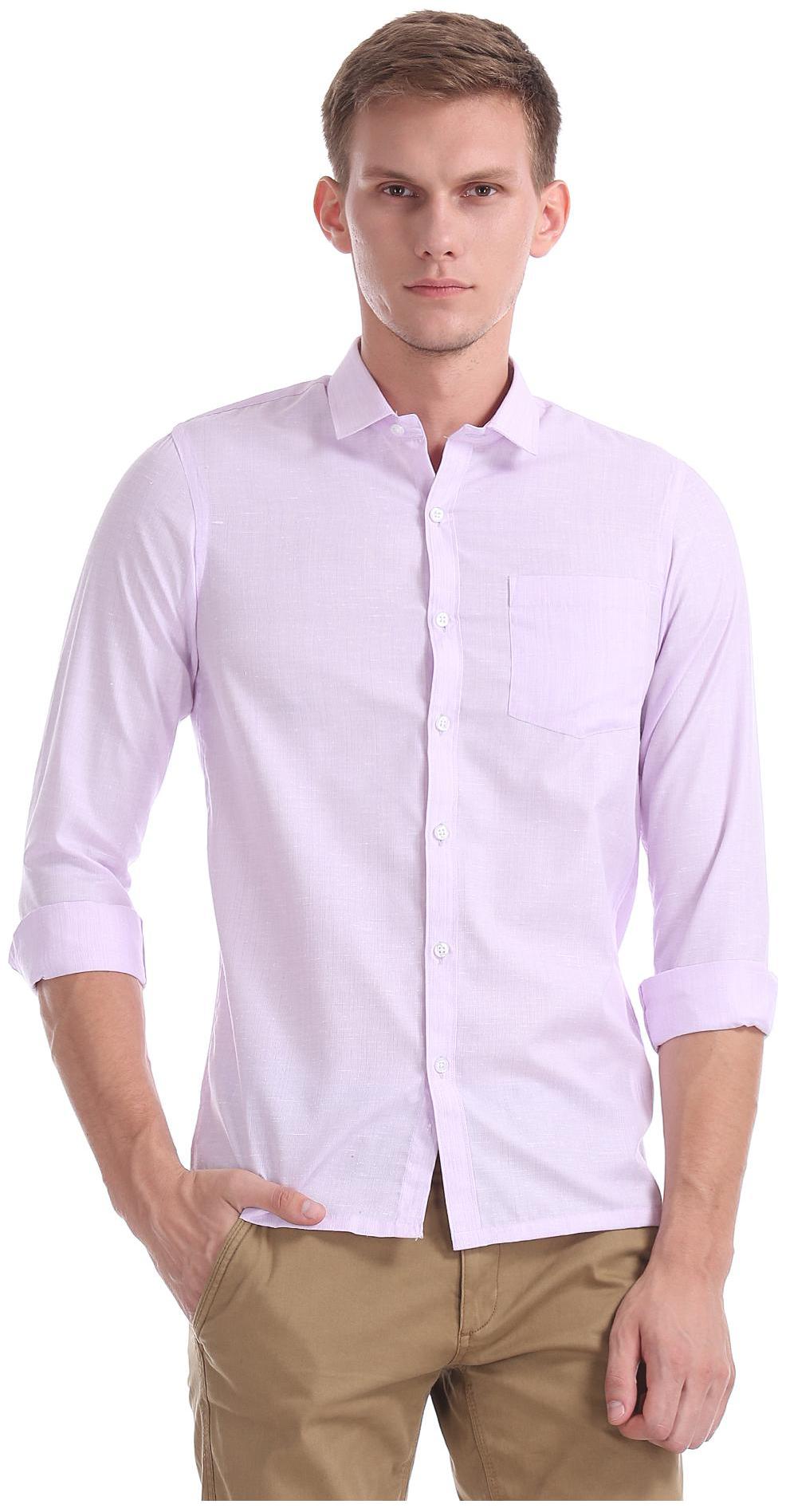 

Excalibur Men Regular fit Formal Shirt - Purple