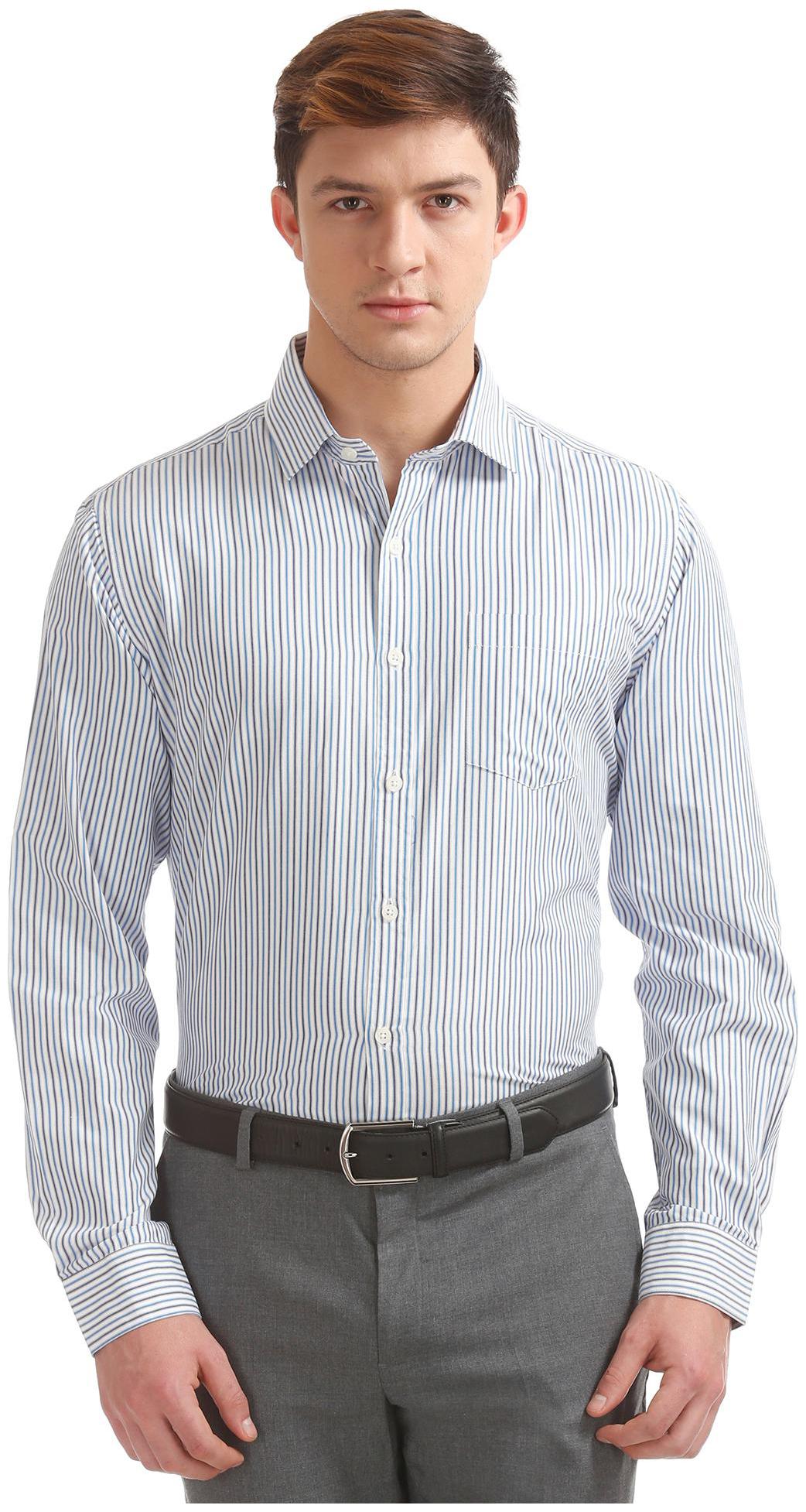 

Excalibur Men Regular fit Formal Shirt - Blue