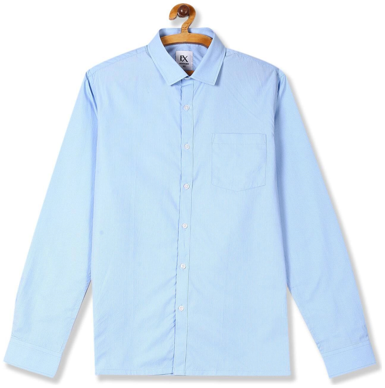 

Excalibur Men Regular fit Formal Shirt - Blue