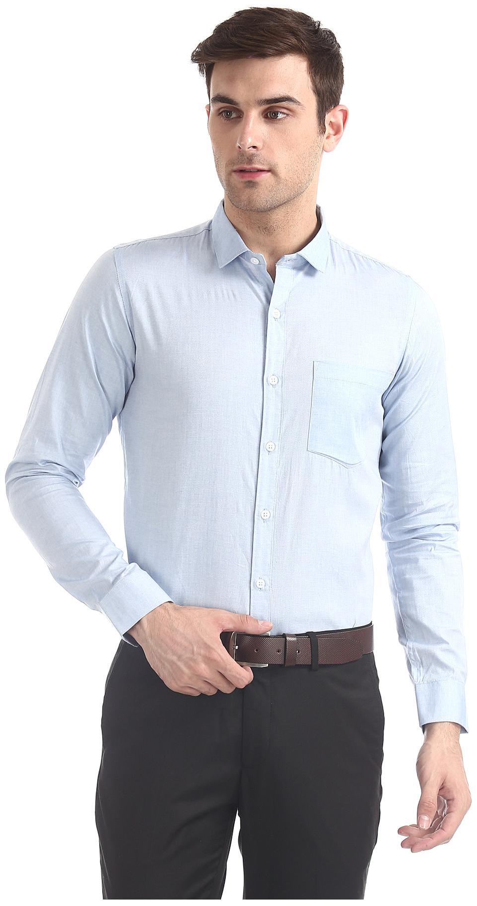 

Excalibur Men Regular fit Formal Shirt - Blue