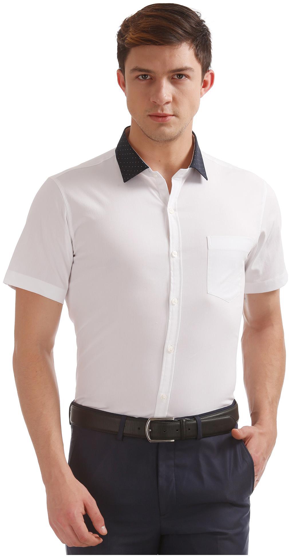 

Excalibur Men Slim fit Formal Shirt - White