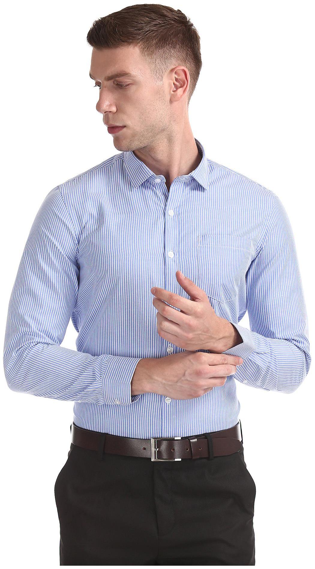 

Excalibur Men Regular fit Formal Shirt - Blue