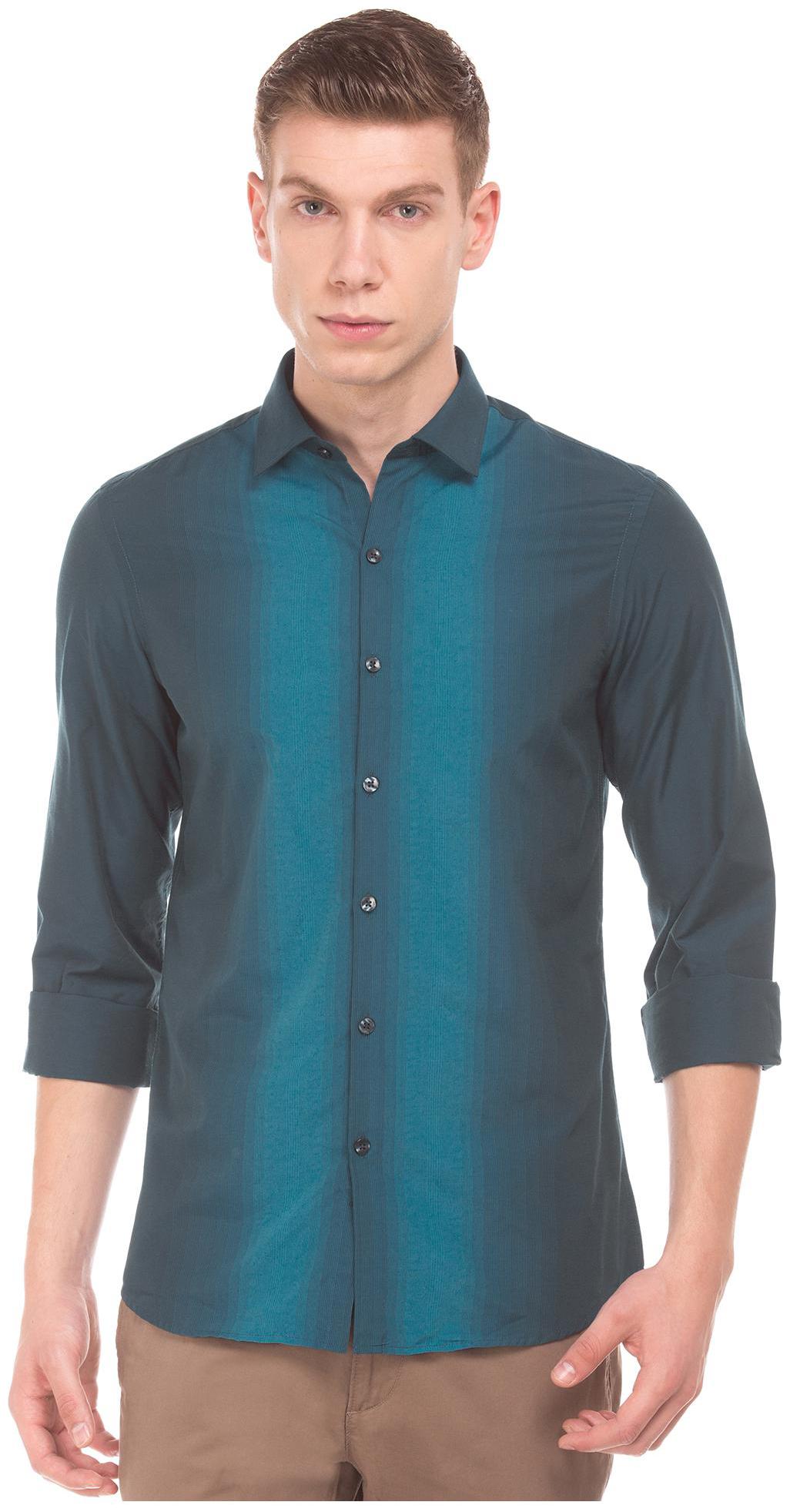 

Excalibur Men Slim fit Formal Shirt - Blue