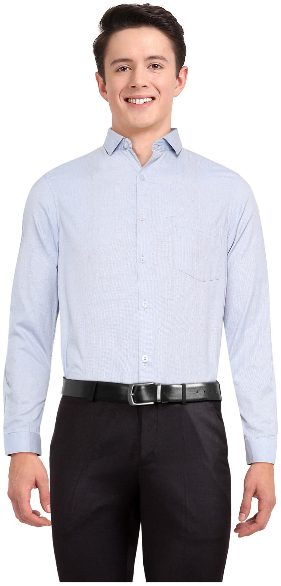 

Excalibur Men Regular fit Formal Shirt - Blue