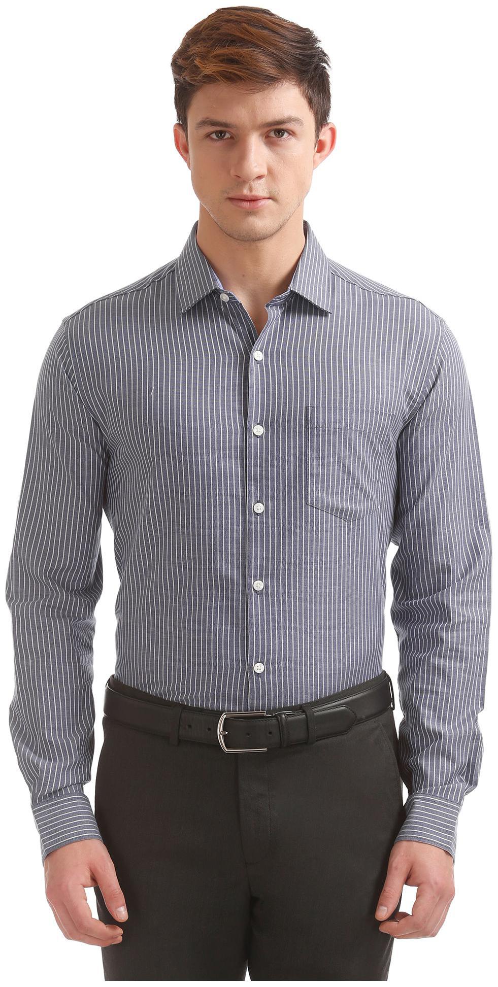 

Excalibur Men Regular fit Formal Shirt - Blue