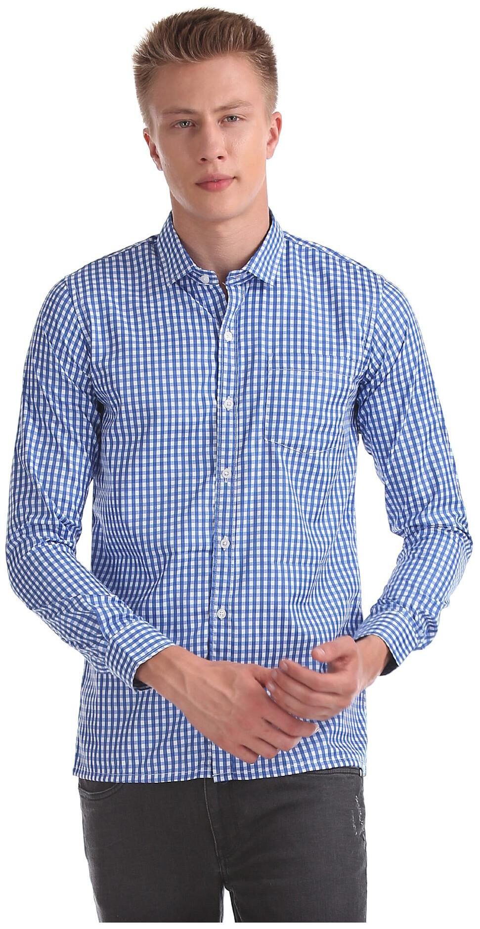 

Excalibur Men Regular fit Formal Shirt - Blue