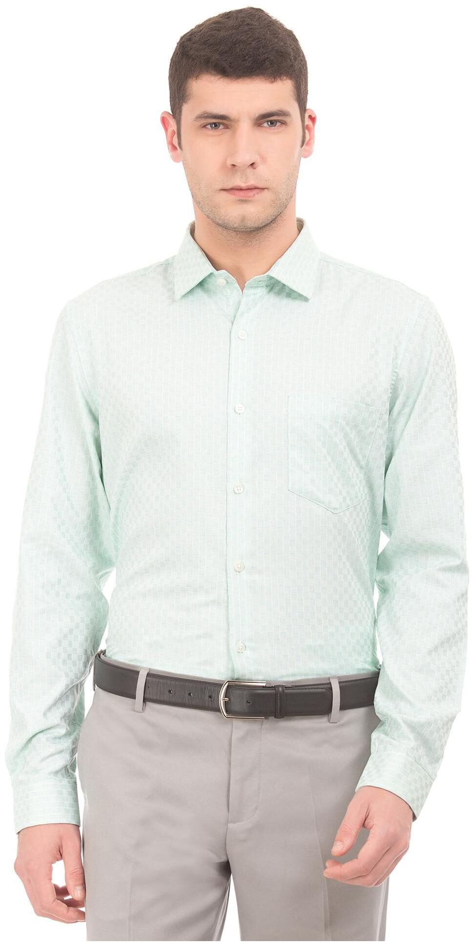 

Excalibur Men Slim fit Formal Shirt - Green