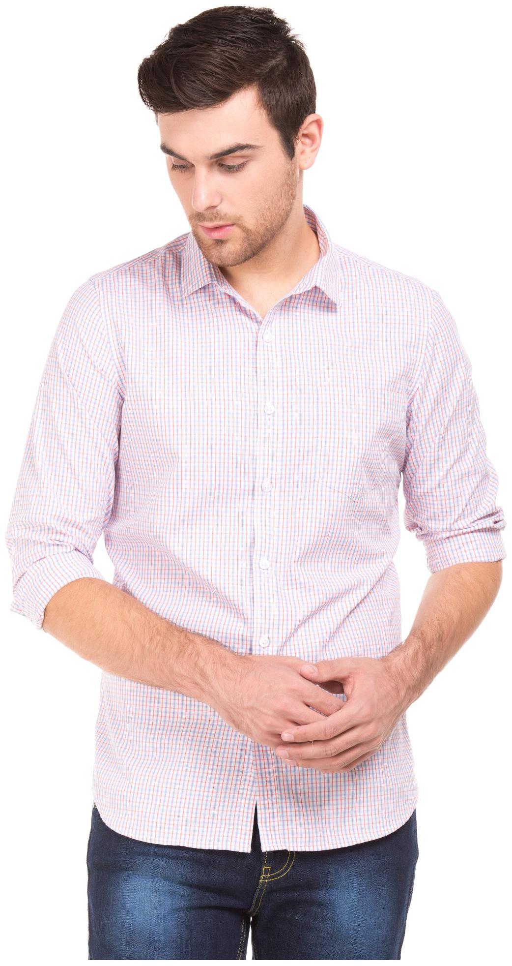 

Excalibur Men Slim fit Formal Shirt - Red