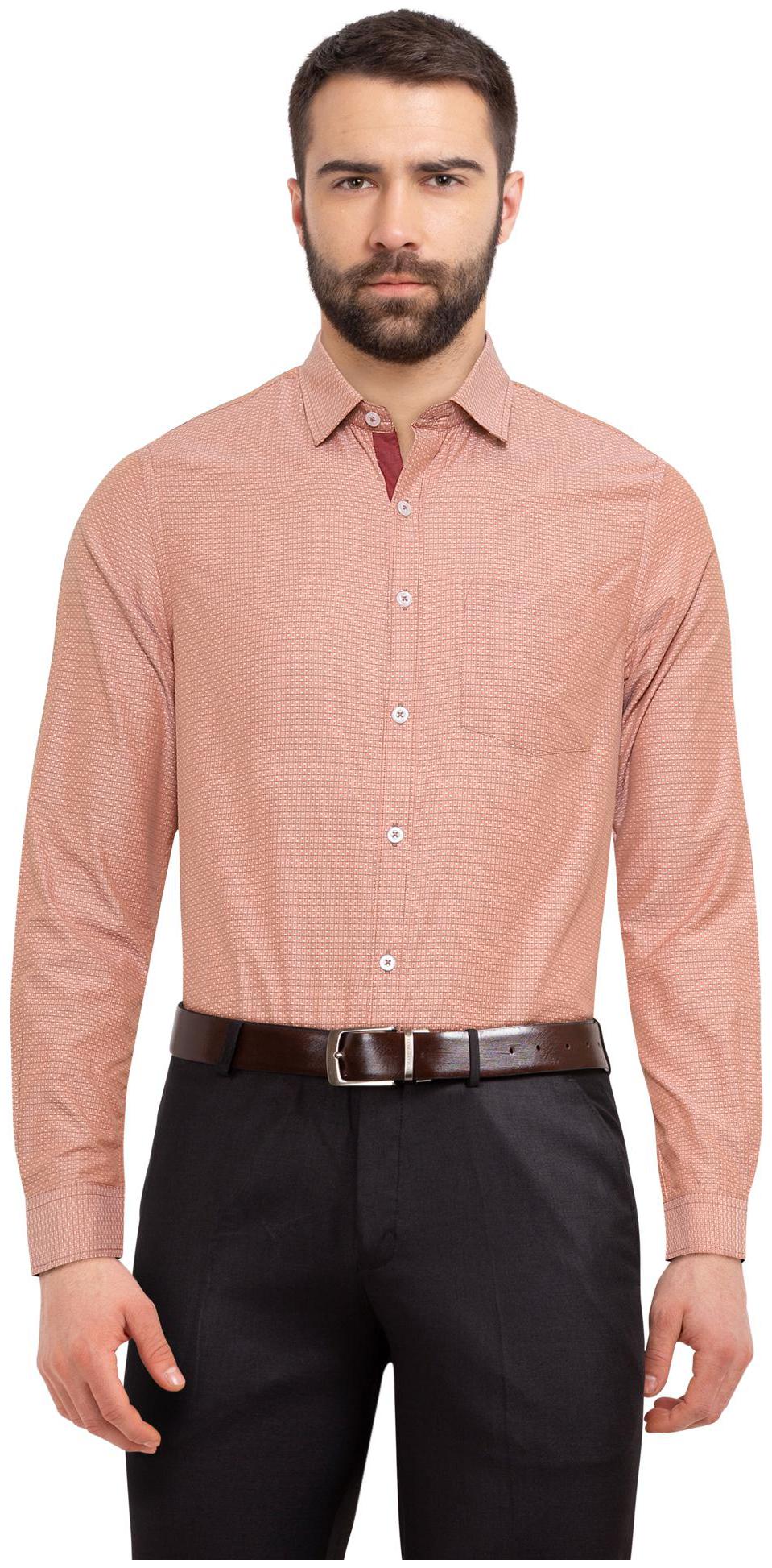 

Excalibur Men Regular fit Formal Shirt - Pink