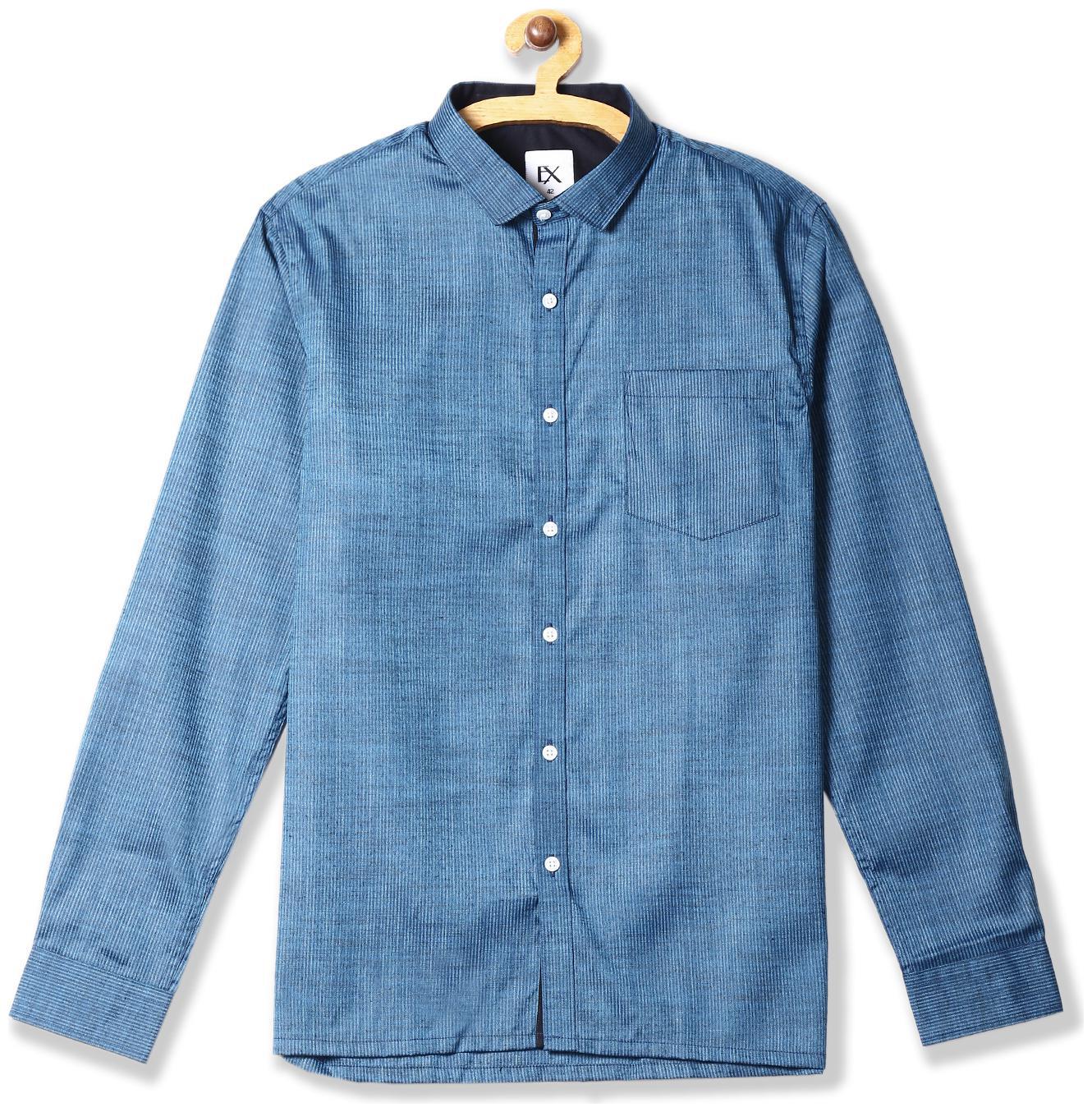 

Excalibur Men Regular fit Formal Shirt - Blue