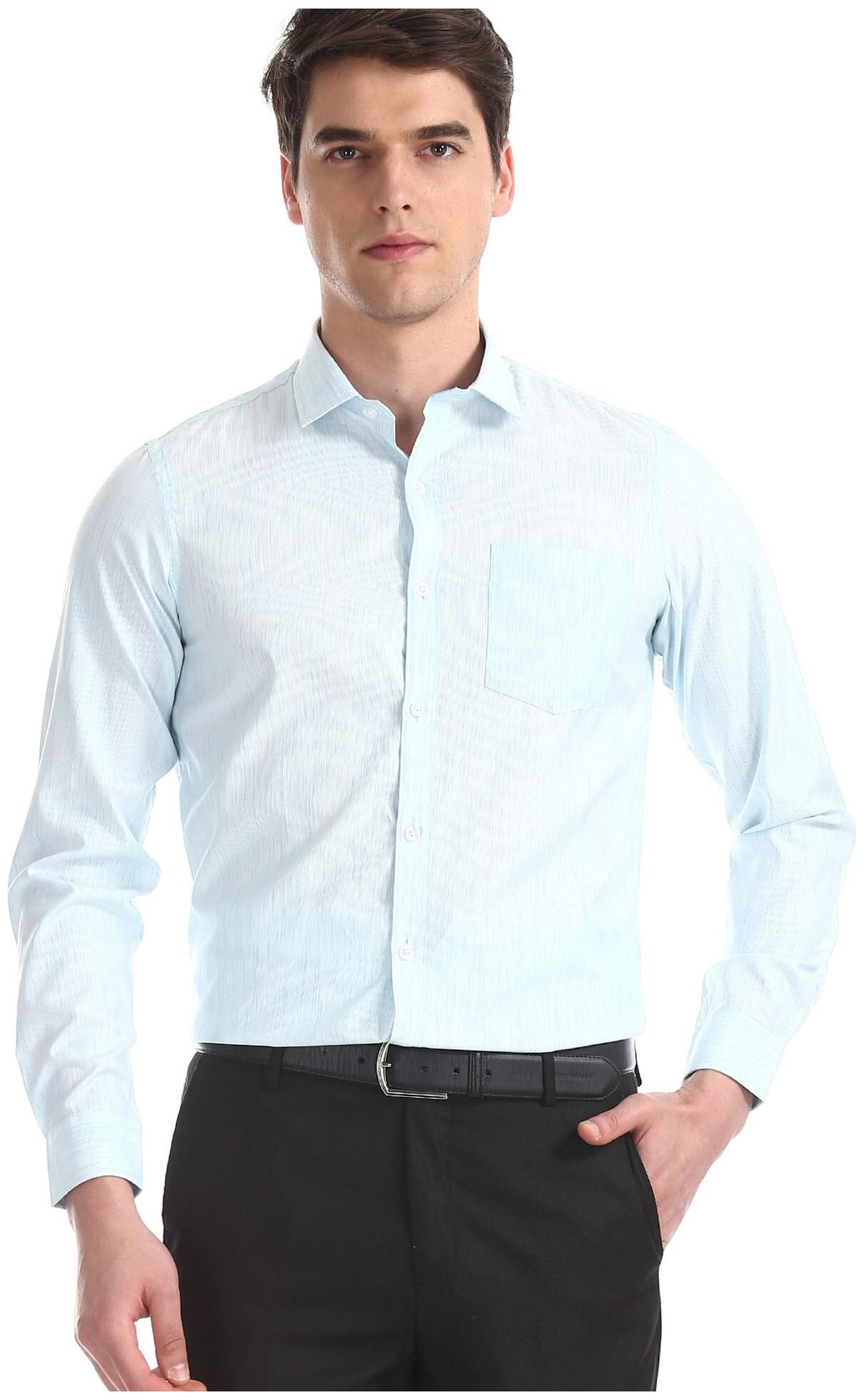 

Excalibur Men Regular fit Formal Shirt - Blue