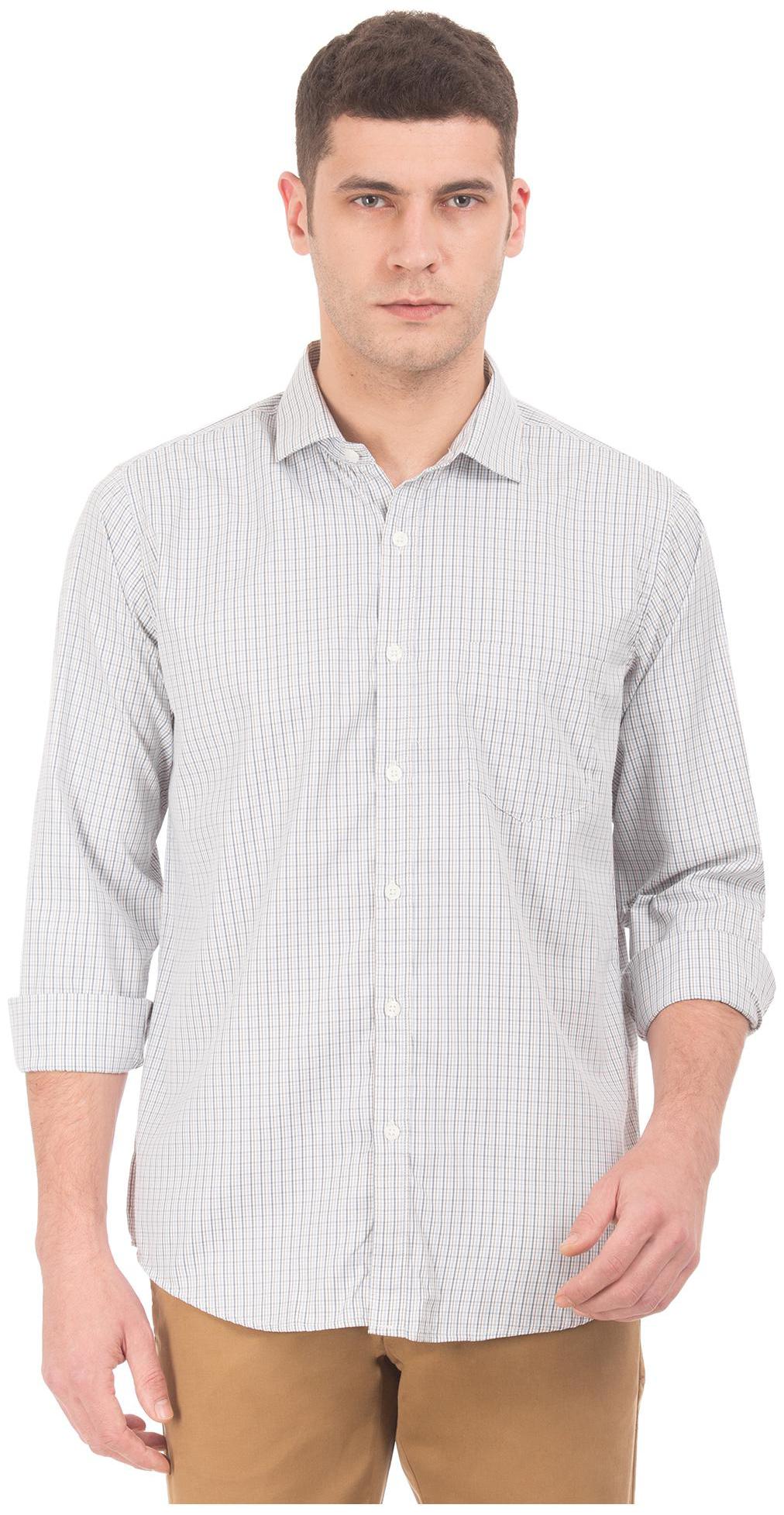 

Excalibur Men Regular fit Formal Shirt - White