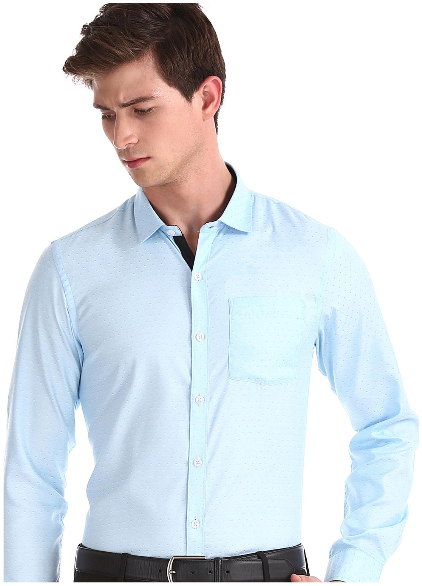 

Excalibur Men Slim fit Formal Shirt - Blue