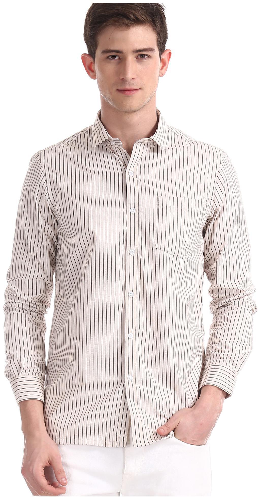 

Excalibur Men Regular fit Formal Shirt - Beige