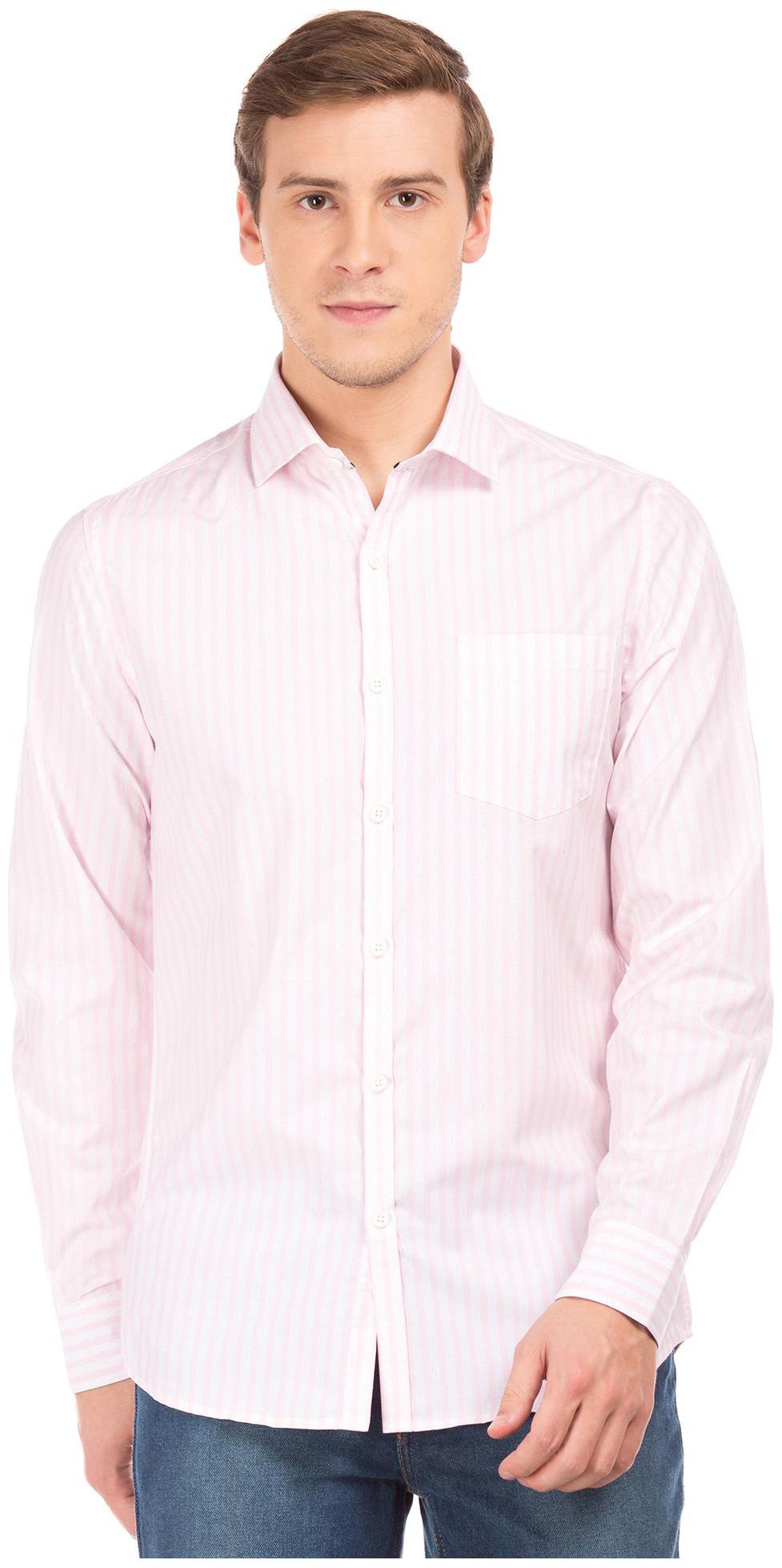 

Excalibur Men Slim fit Formal Shirt - Pink