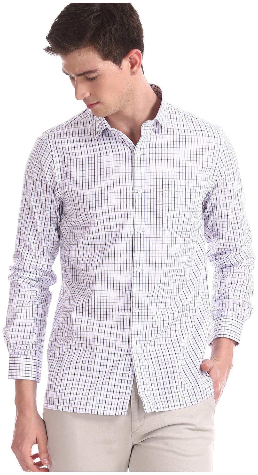 

Excalibur Men Regular fit Formal Shirt - White