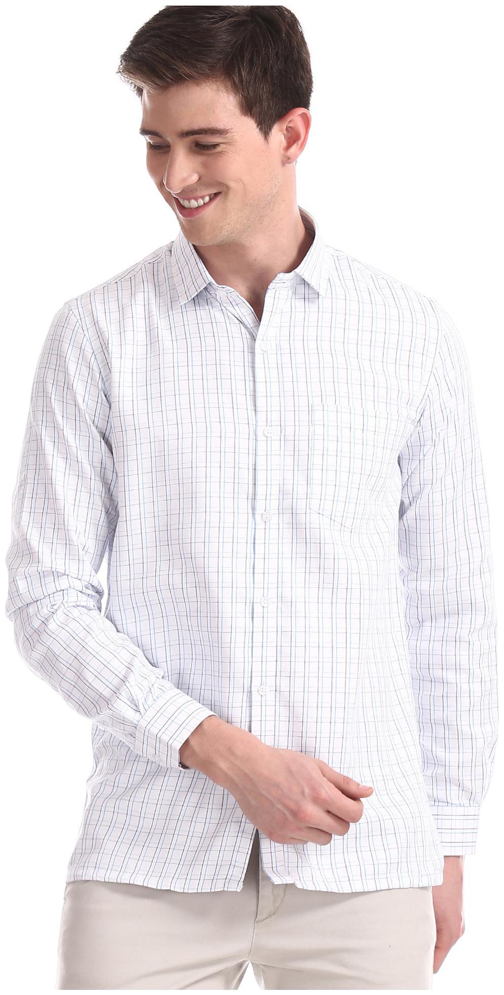 

Excalibur Men Regular fit Formal Shirt - White