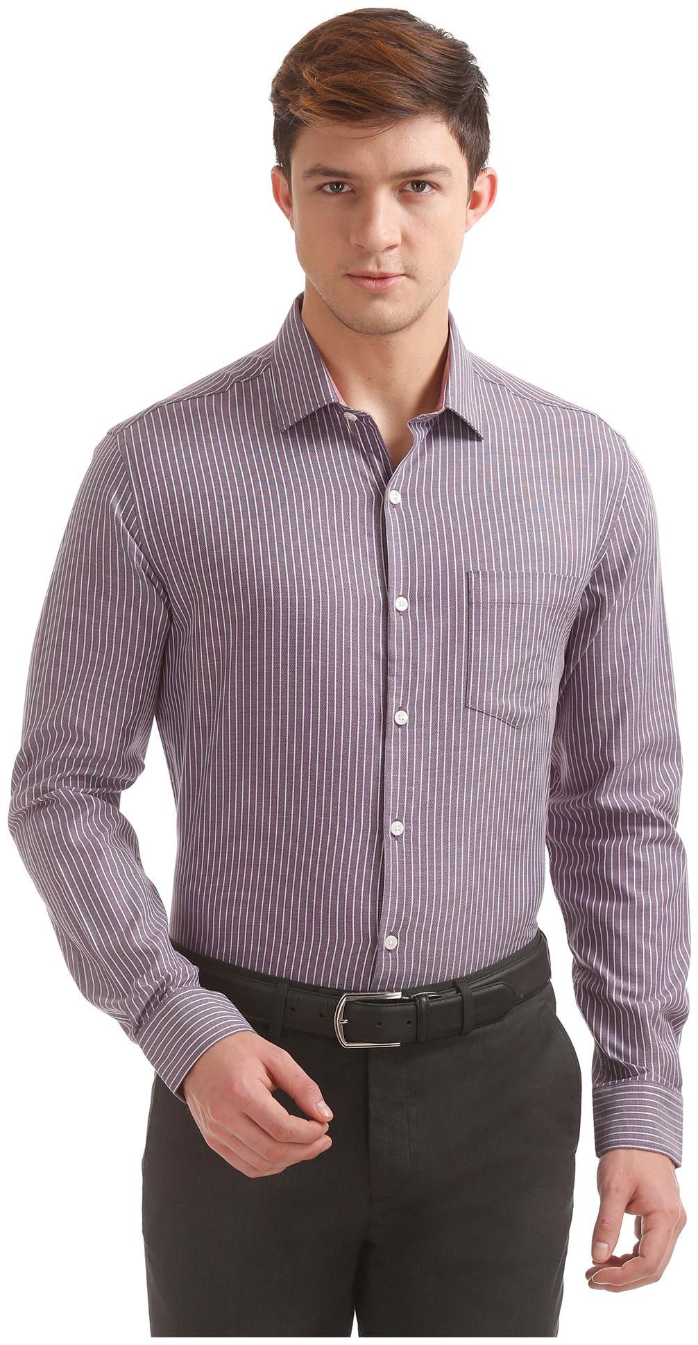 

Excalibur Men Regular fit Formal Shirt - Purple