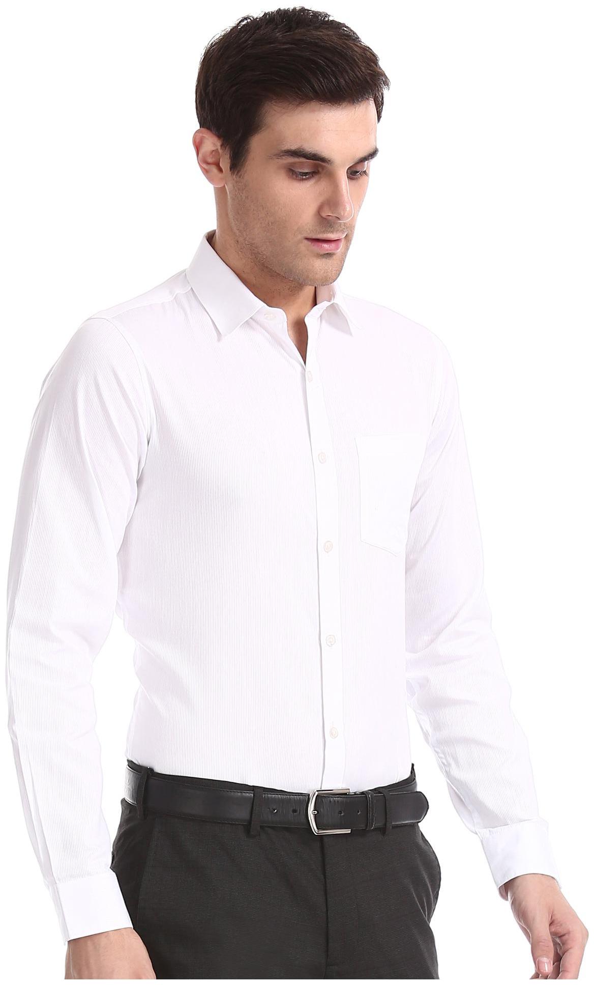 

Excalibur Men Slim fit Formal Shirt - White