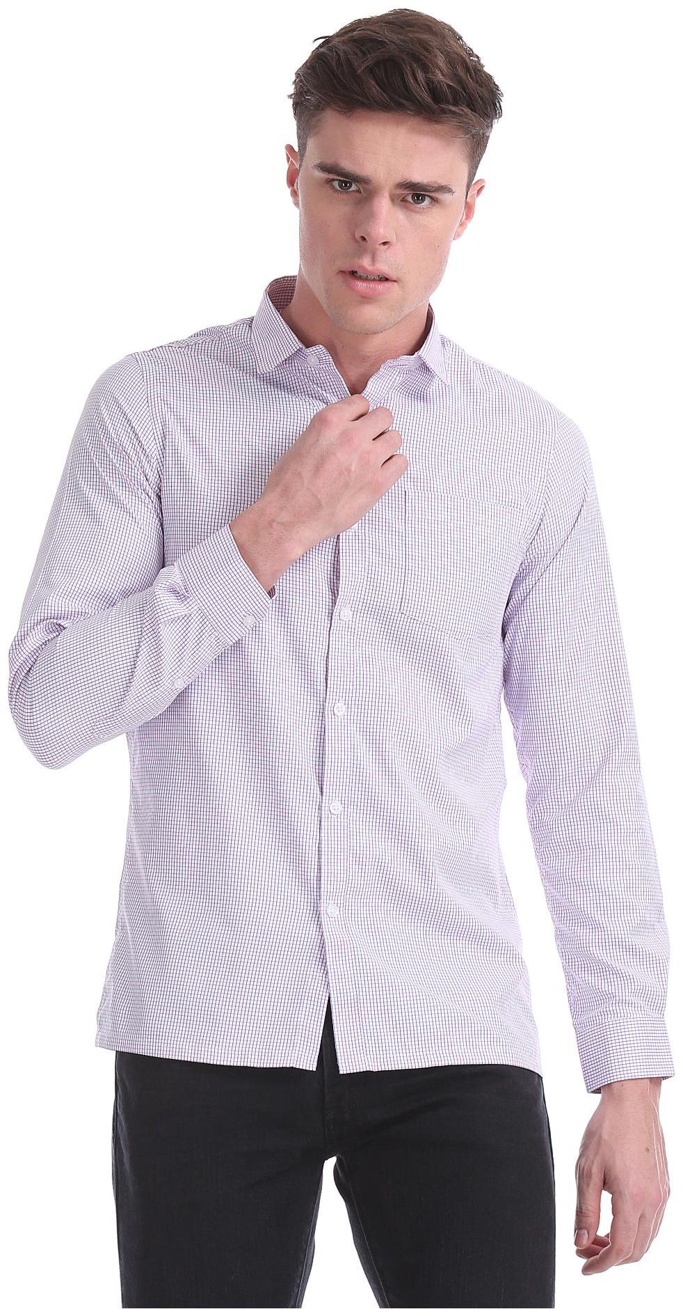 

Excalibur Men Regular fit Formal Shirt - Purple